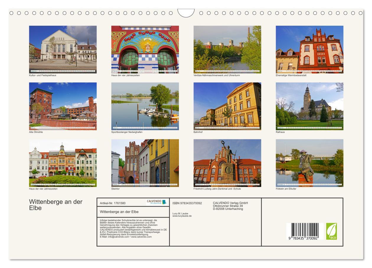 Bild: 9783435370092 | Wittenberge an der Elbe (Wandkalender 2025 DIN A3 quer), CALVENDO...