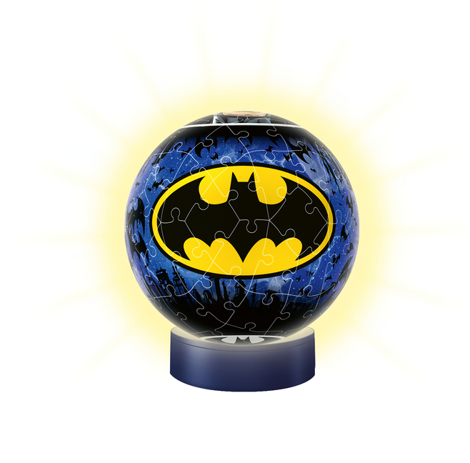 Bild: 4005556110803 | Ravensburger 3D Puzzle 11080 - Nachtlicht Puzzle-Ball Batman - 72...