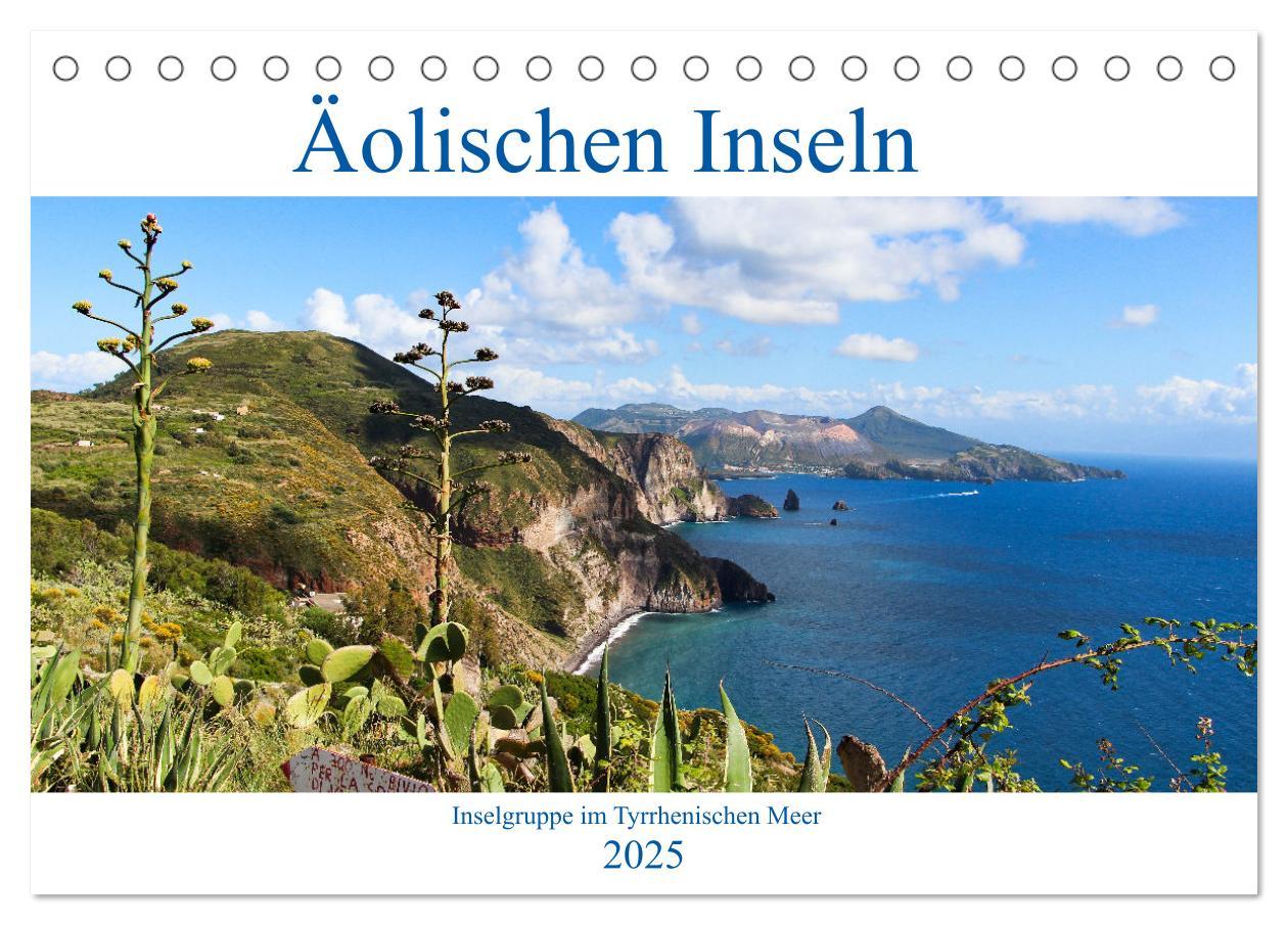 Cover: 9783435333660 | Äolische Inseln (Tischkalender 2025 DIN A5 quer), CALVENDO...