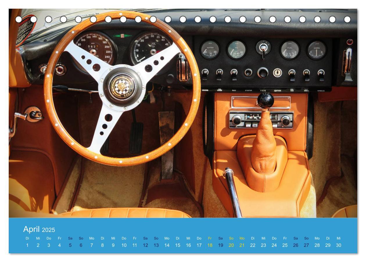 Bild: 9783435134243 | Jaguar E-Type Memorial (Tischkalender 2025 DIN A5 quer), CALVENDO...