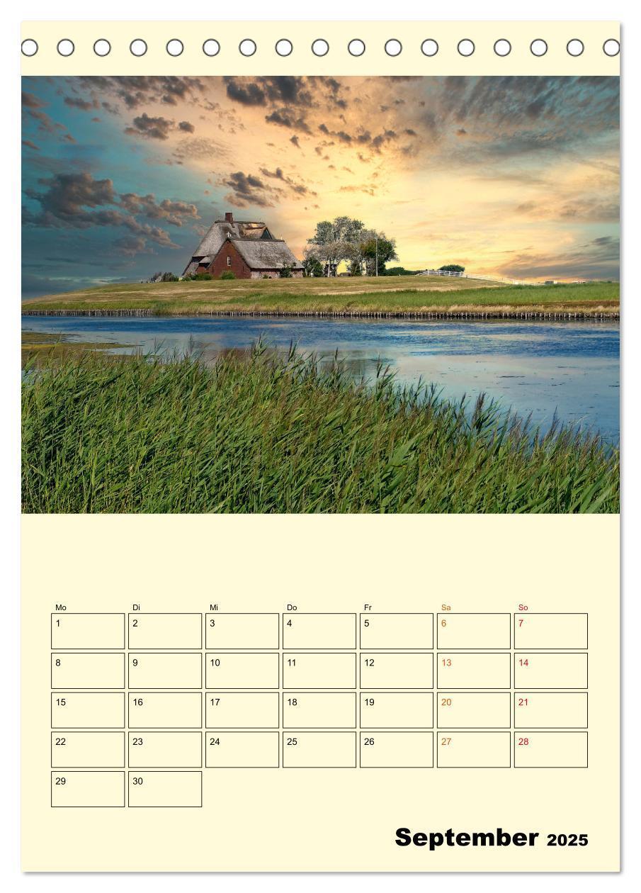 Bild: 9783435903597 | Meine geliebte Nordsee (Tischkalender 2025 DIN A5 hoch), CALVENDO...