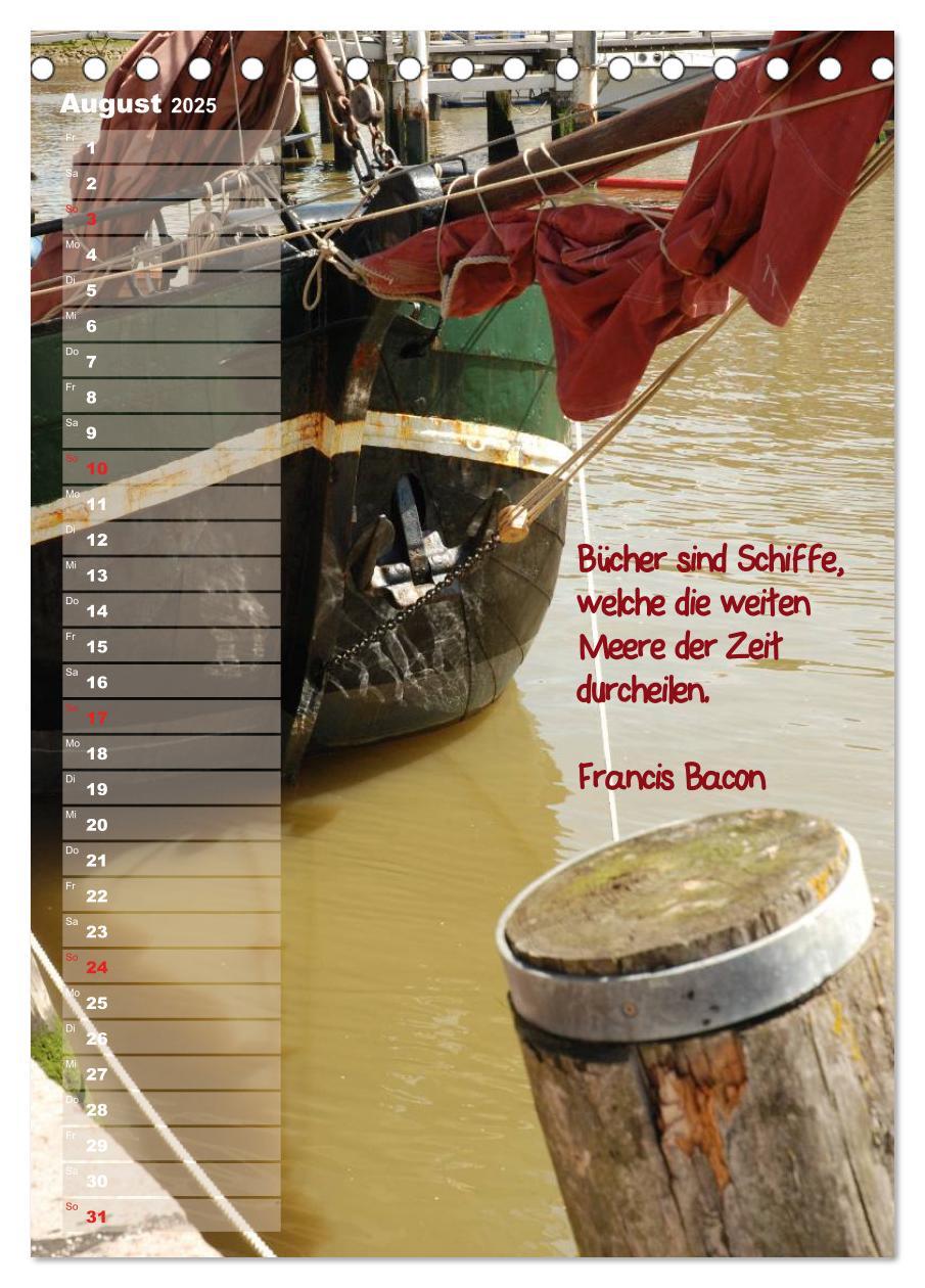 Bild: 9783457071960 | maritim inspiriert / Geburtstagskalender (Tischkalender 2025 DIN A5...