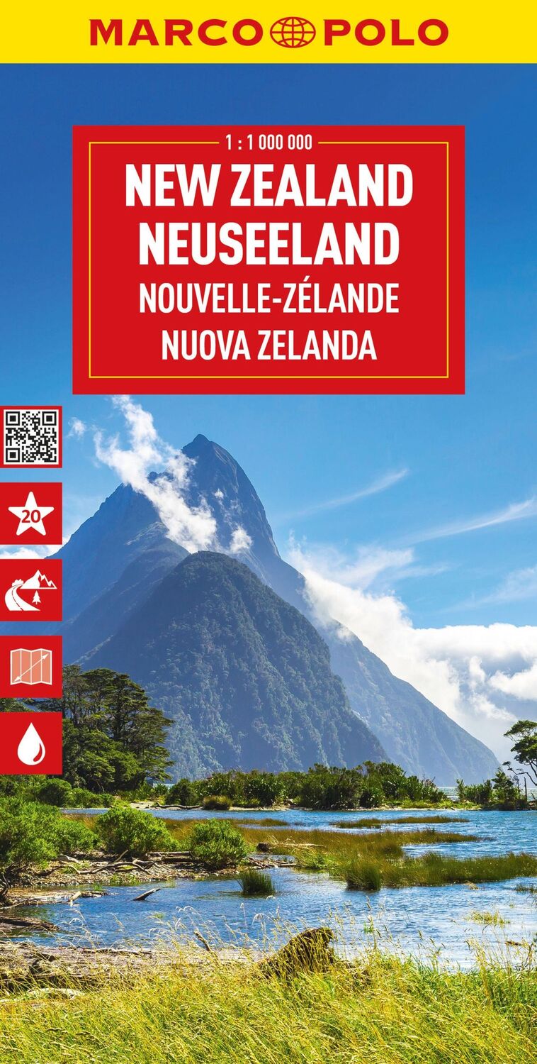 Cover: 9783575018649 | MARCO POLO Reisekarte Neuseeland 1:1 Mio. | 1:1000000 | (Land-)Karte