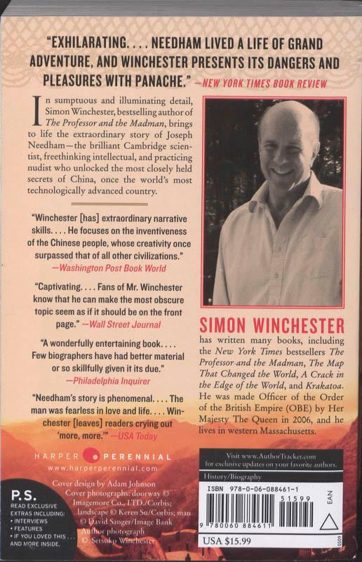 Rückseite: 9780060884611 | The Man Who Loved China | Simon Winchester | Taschenbuch | Englisch