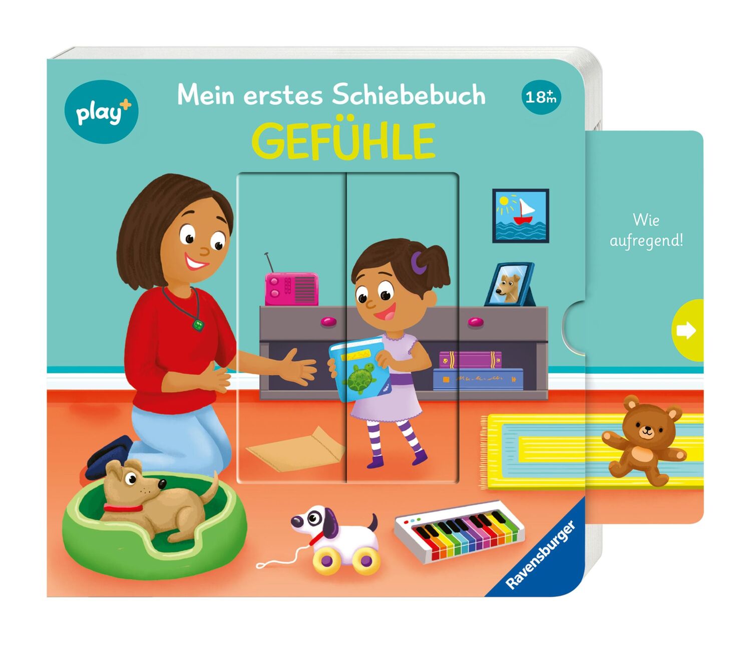 Bild: 9783473456260 | Ravensburger Play+ Mein erstes Schiebebuch: Gefühle | Maria Höck