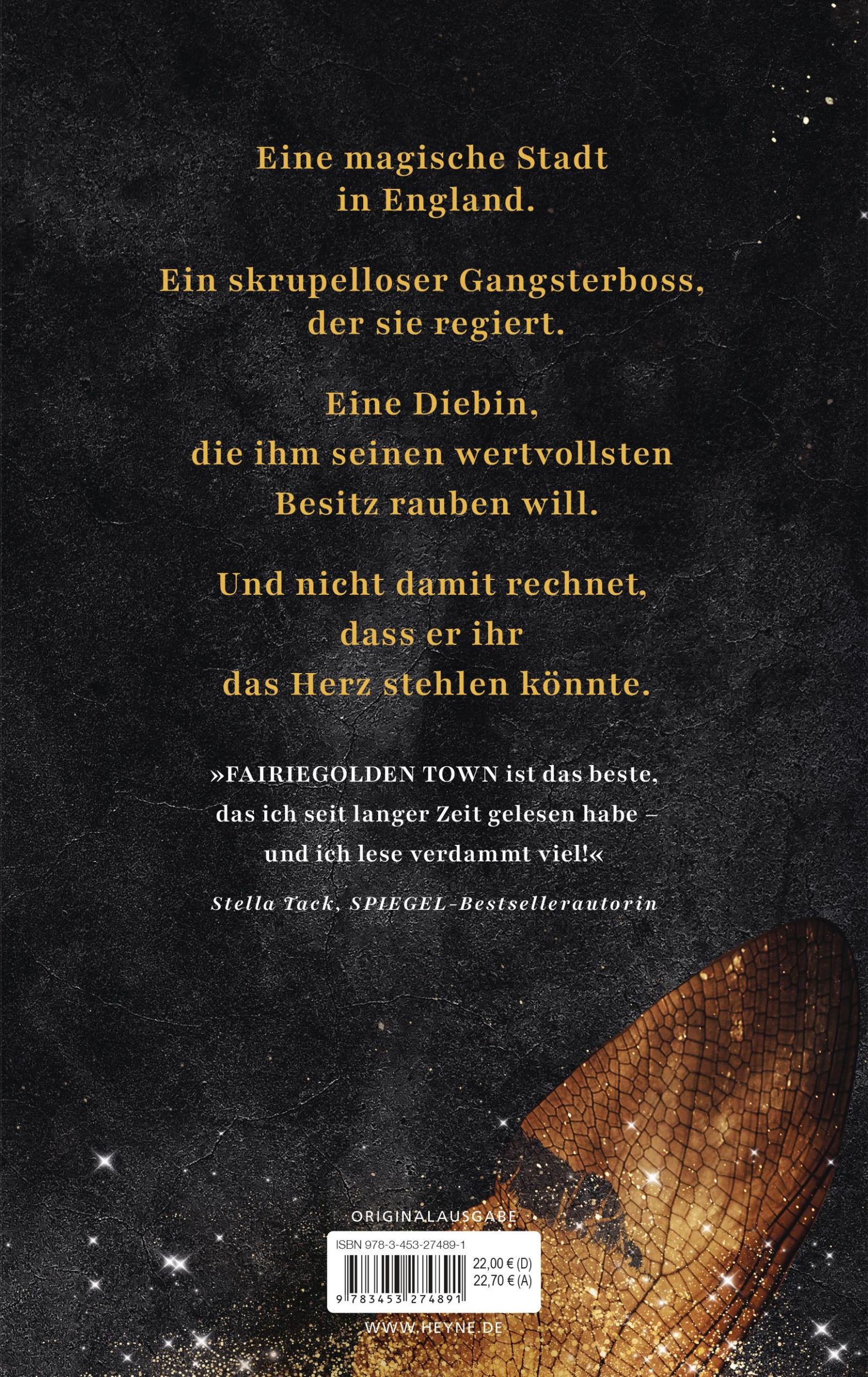 Bild: 9783453274891 | Fairiegolden Town - Die Prinzessin der Diebe | Jennifer Benkau | Buch