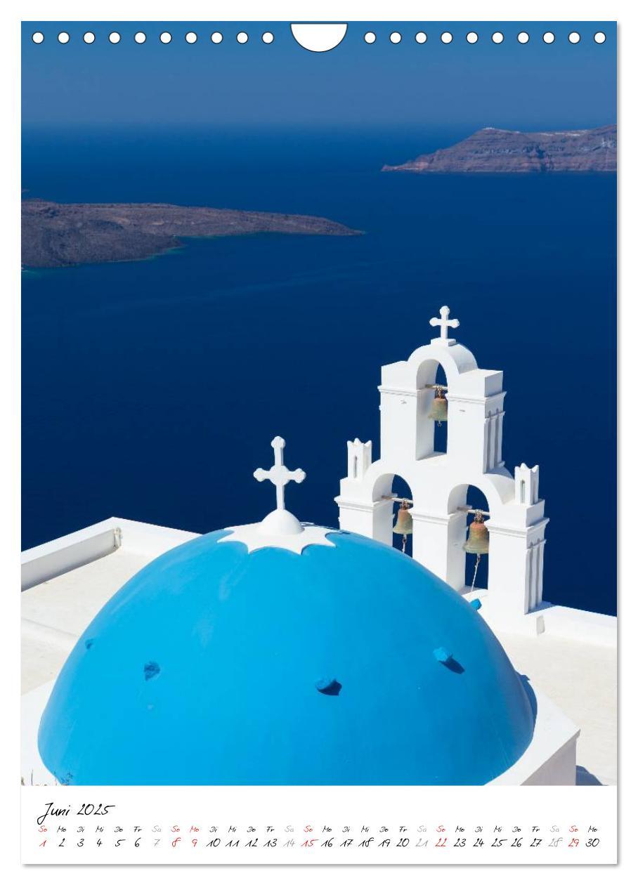 Bild: 9783457053843 | Insel des Lichts - Santorini (Wandkalender 2025 DIN A4 hoch),...