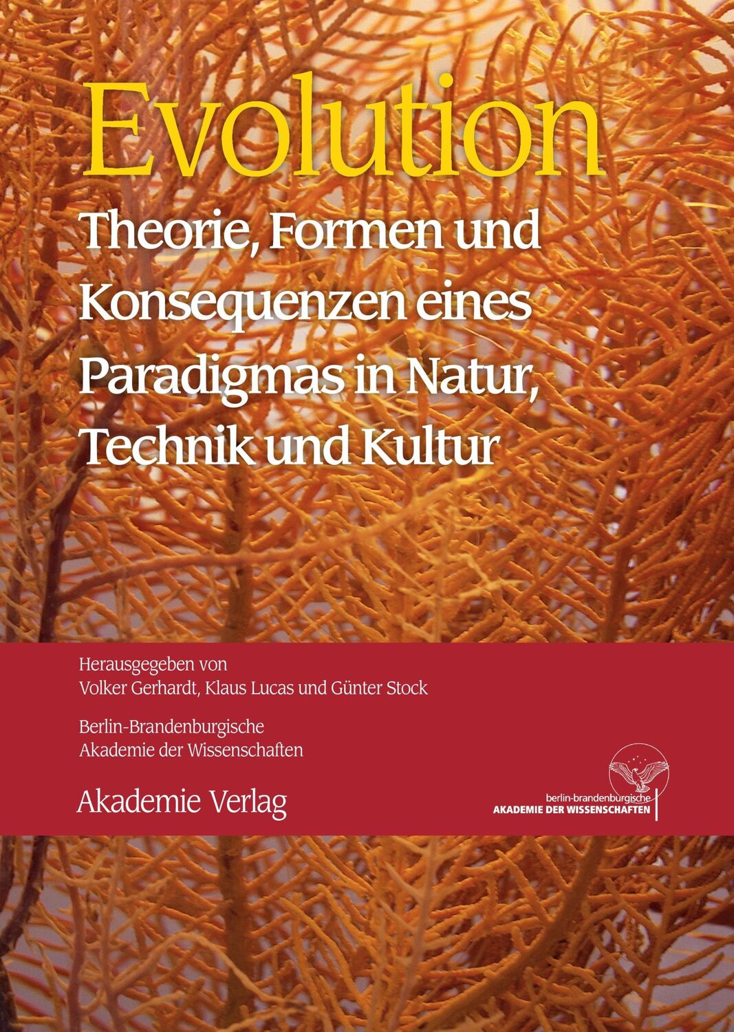 Cover: 9783050051925 | Evolution | Volker Gerhardt (u. a.) | Buch | 309 S. | Deutsch | 2011