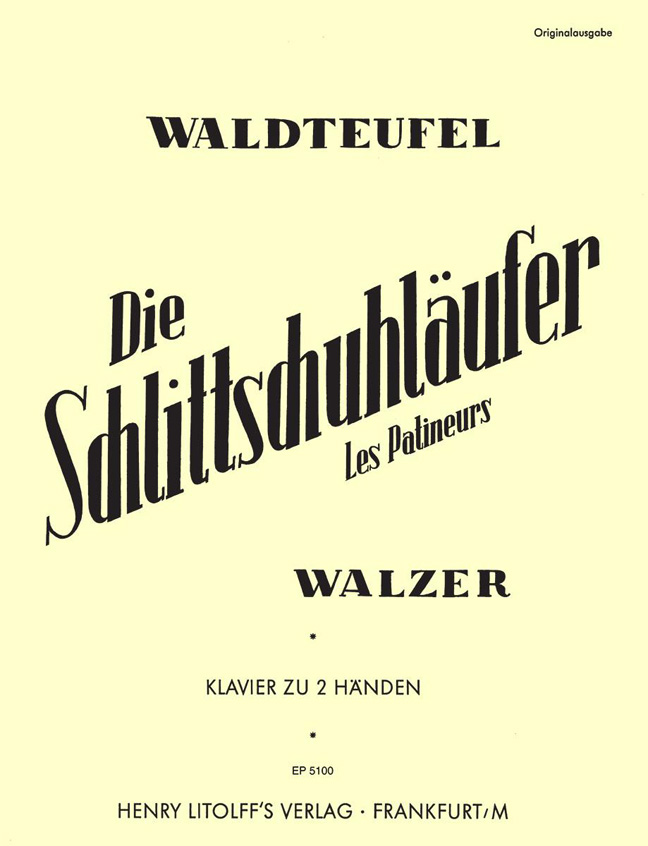 Cover: 9790014035884 | Skaters Waltz Op.183 | Emile Waldteufel | Buch | Edition Peters