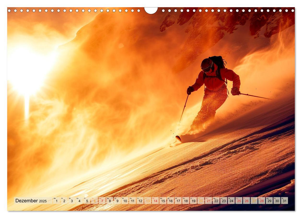 Bild: 9783383771934 | Skifahren - tolle Momente (Wandkalender 2025 DIN A3 quer), CALVENDO...