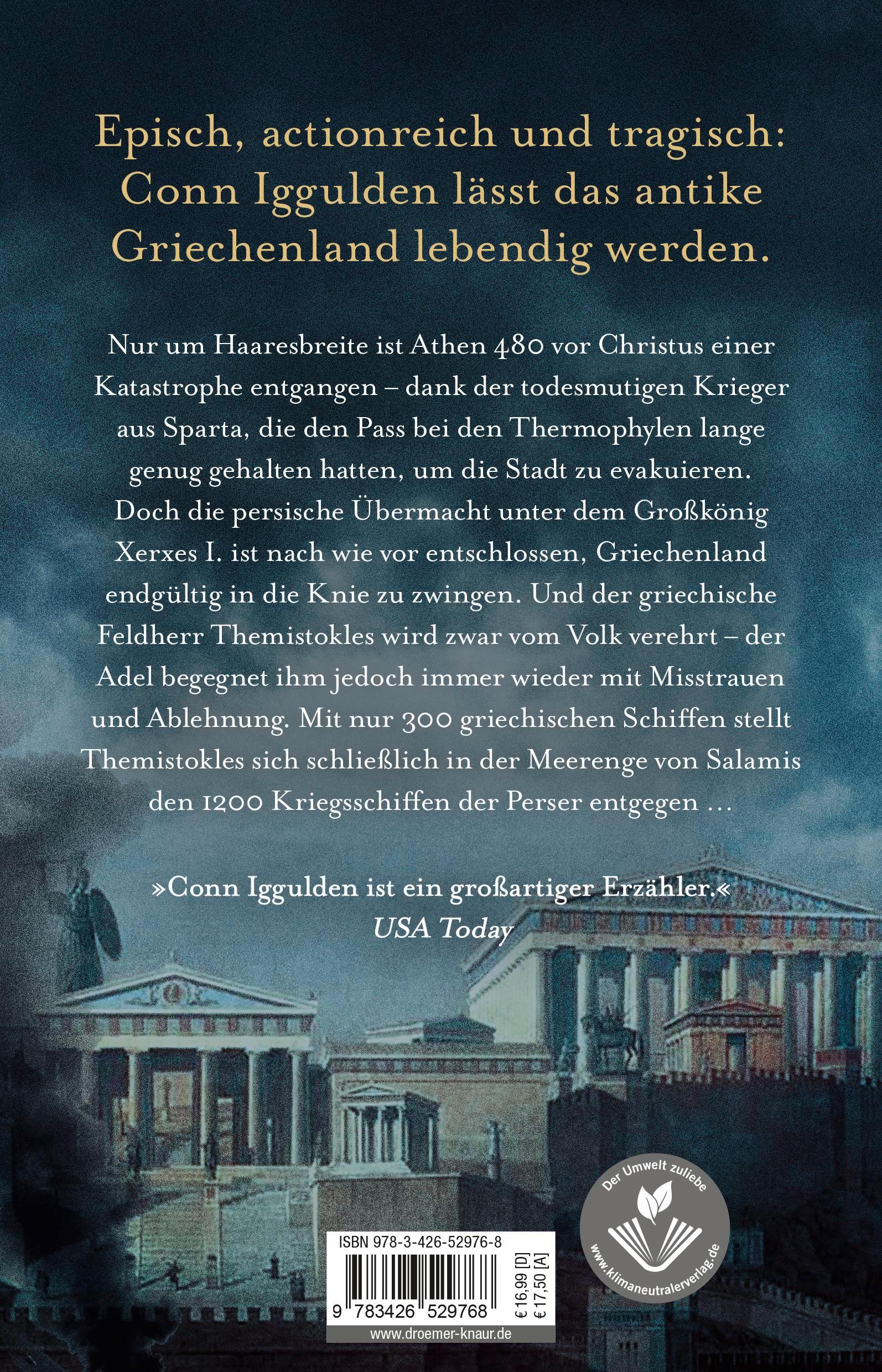 Rückseite: 9783426529768 | Attika. Die Verteidiger Athens | Historischer Roman | Conn Iggulden