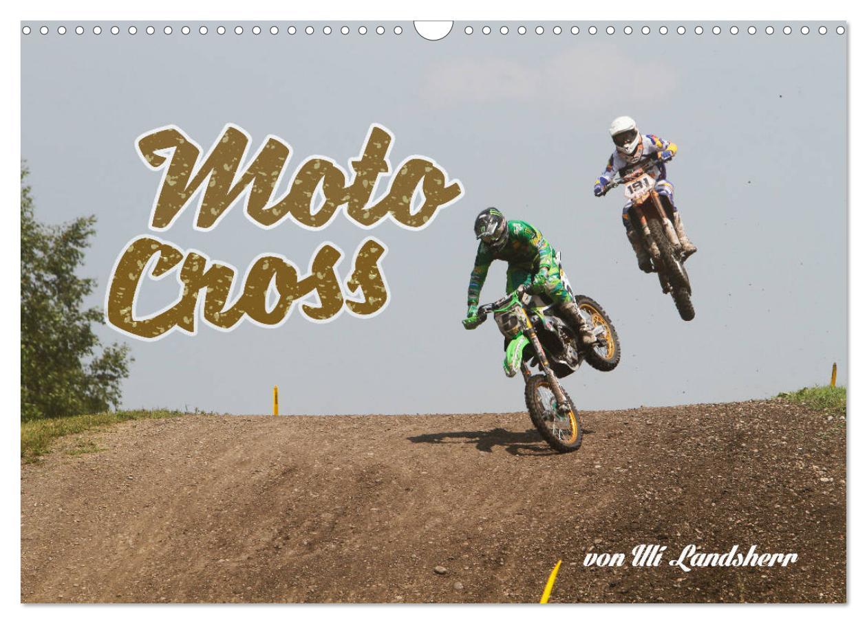 Cover: 9783435131280 | Moto Cross (Wandkalender 2025 DIN A3 quer), CALVENDO Monatskalender