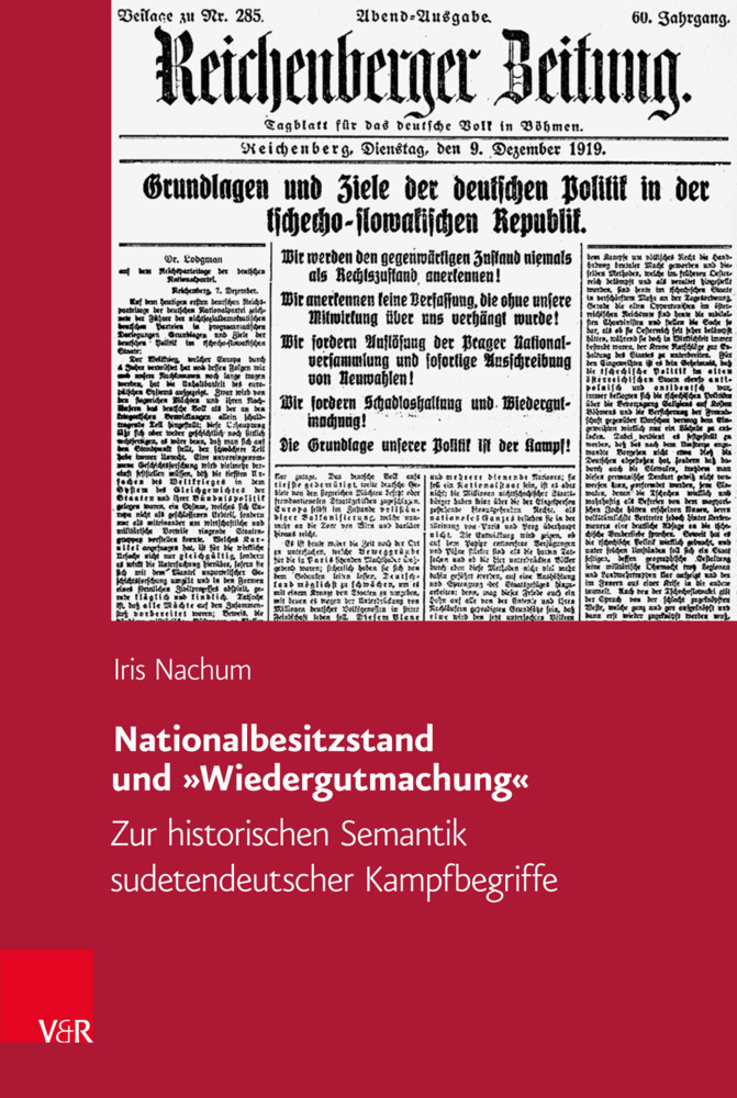 Cover: 9783525352151 | Nationalbesitzstand und "Wiedergutmachung" | Iris Nachum | Buch | 2021