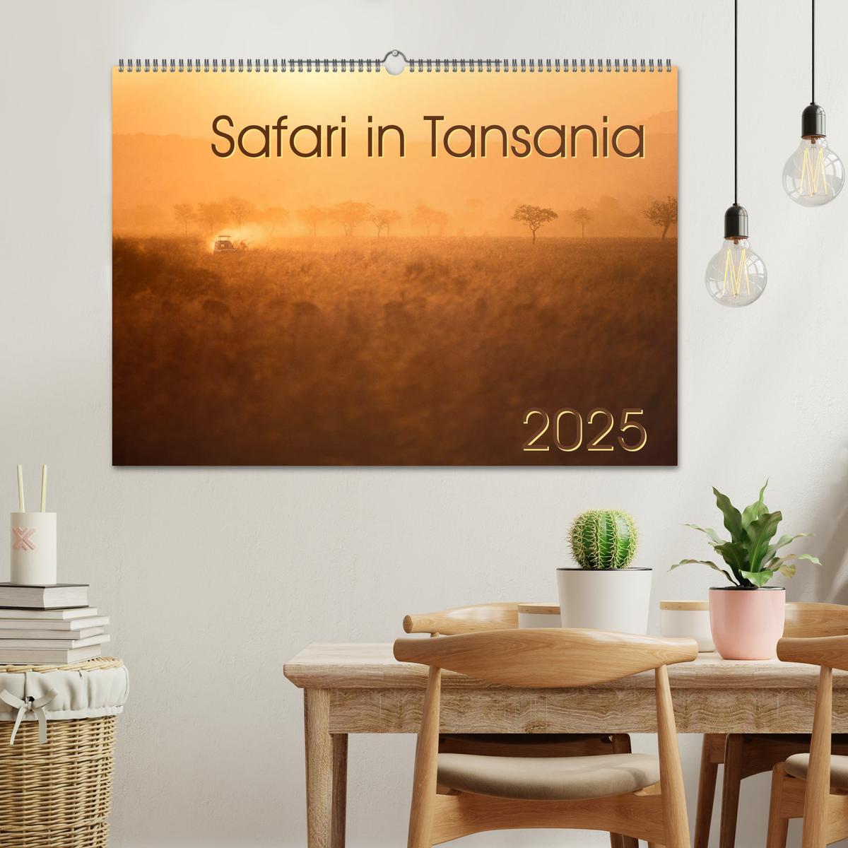 Bild: 9783435423613 | Safari in Tansania (Wandkalender 2025 DIN A2 quer), CALVENDO...