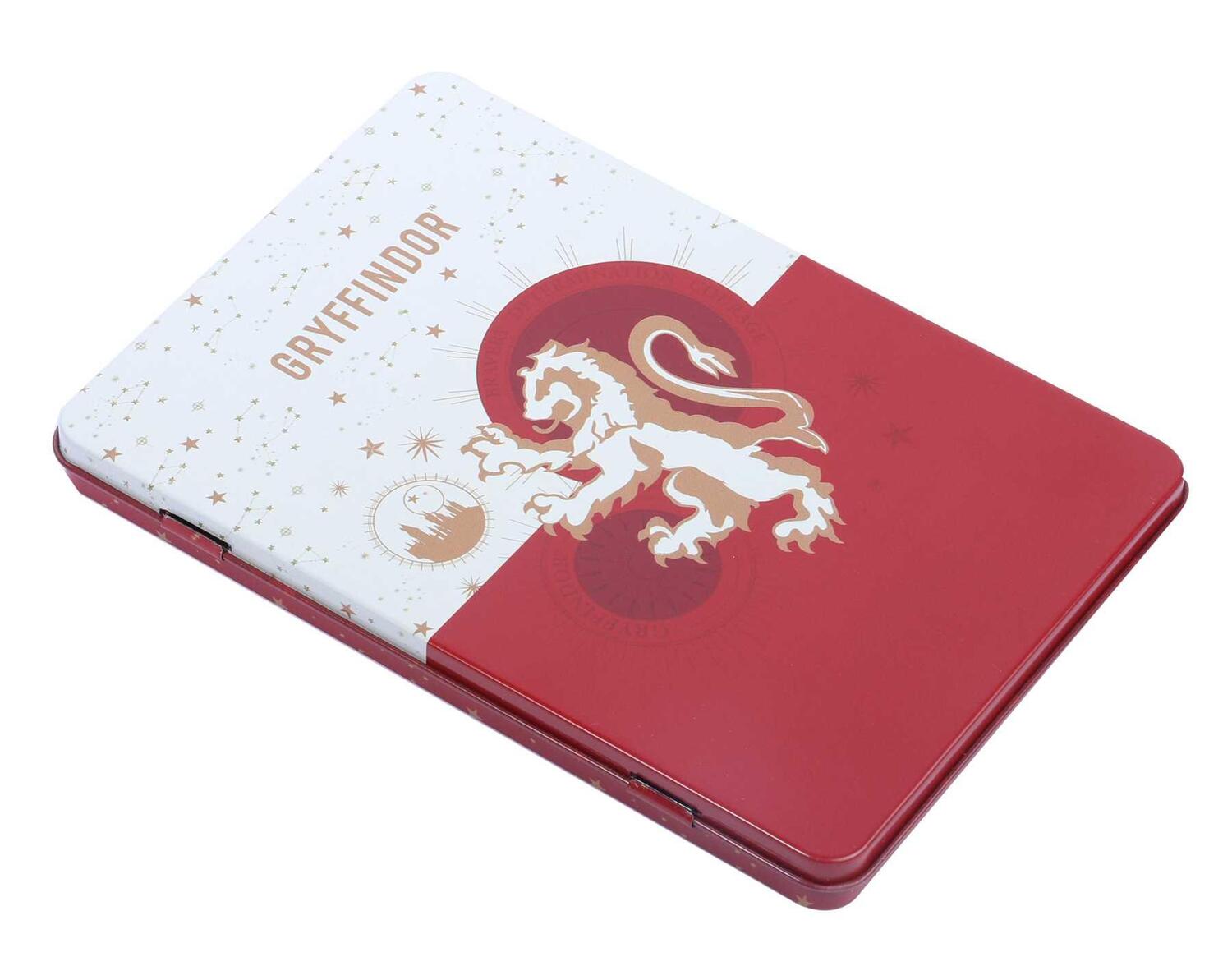 Cover: 9781647220976 | Harry Potter: Gryffindor Constellation Postcard Tin Set (Set of 20)