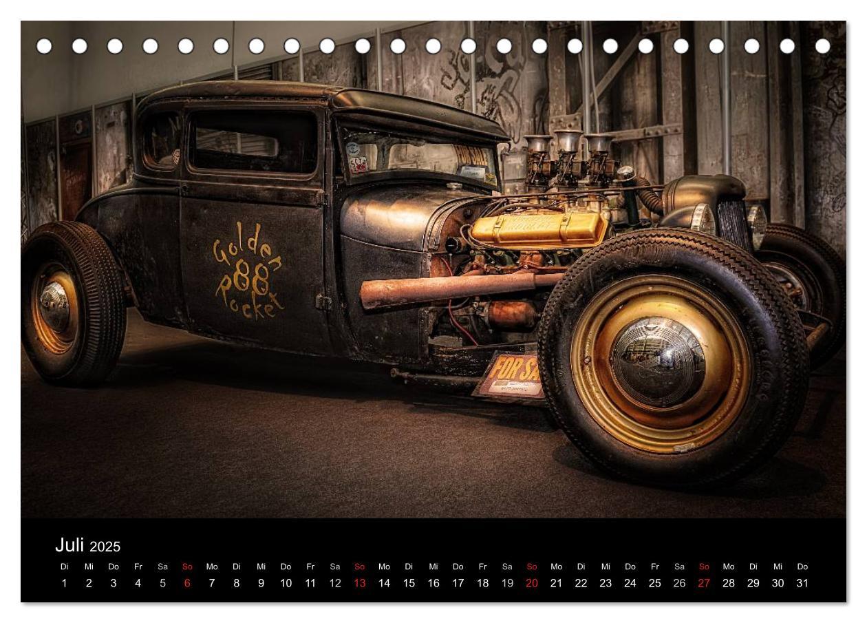 Bild: 9783435770182 | Außergewöhnliche Autos - Hot Rods (Tischkalender 2025 DIN A5 quer),...