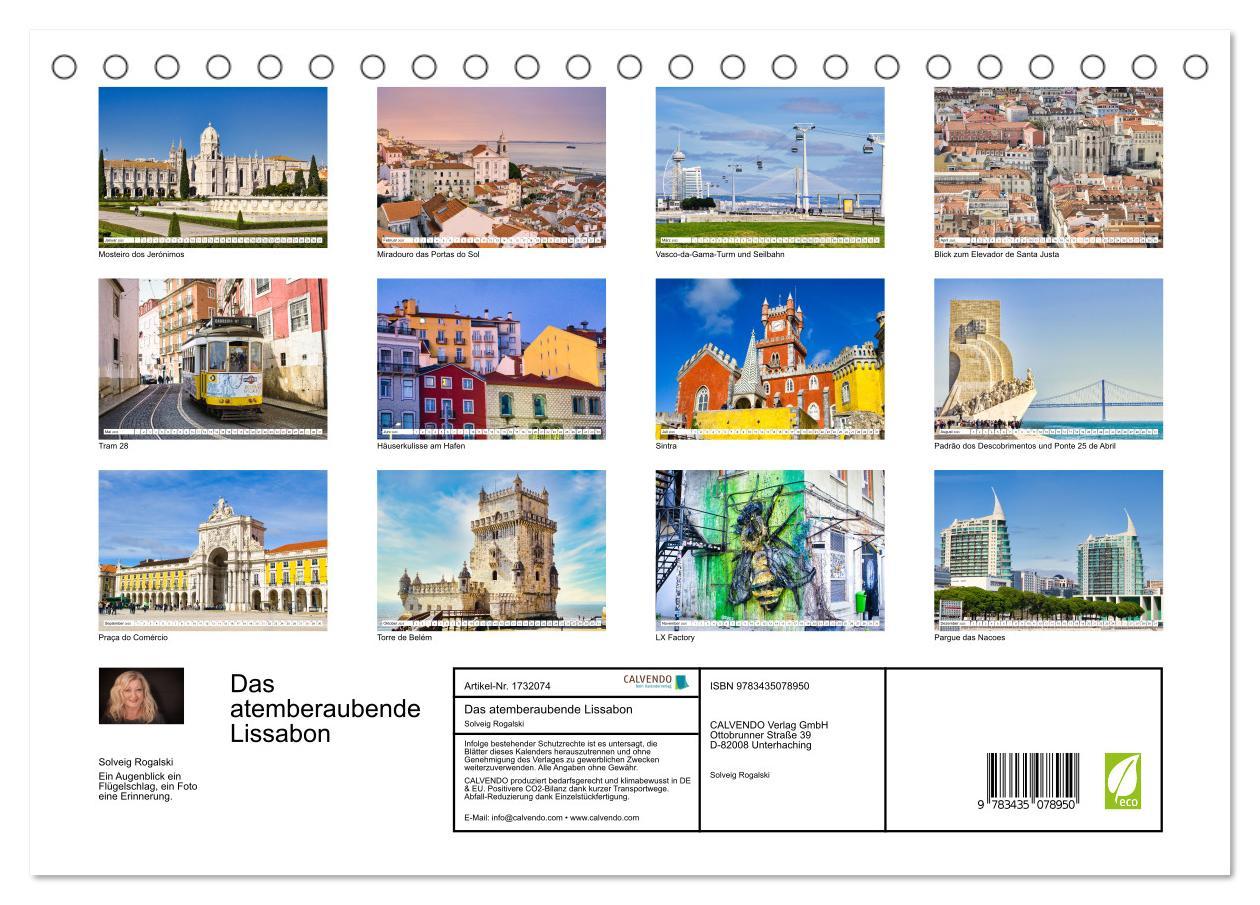 Bild: 9783435078950 | Das atemberaubende Lissabon (Tischkalender 2025 DIN A5 quer),...