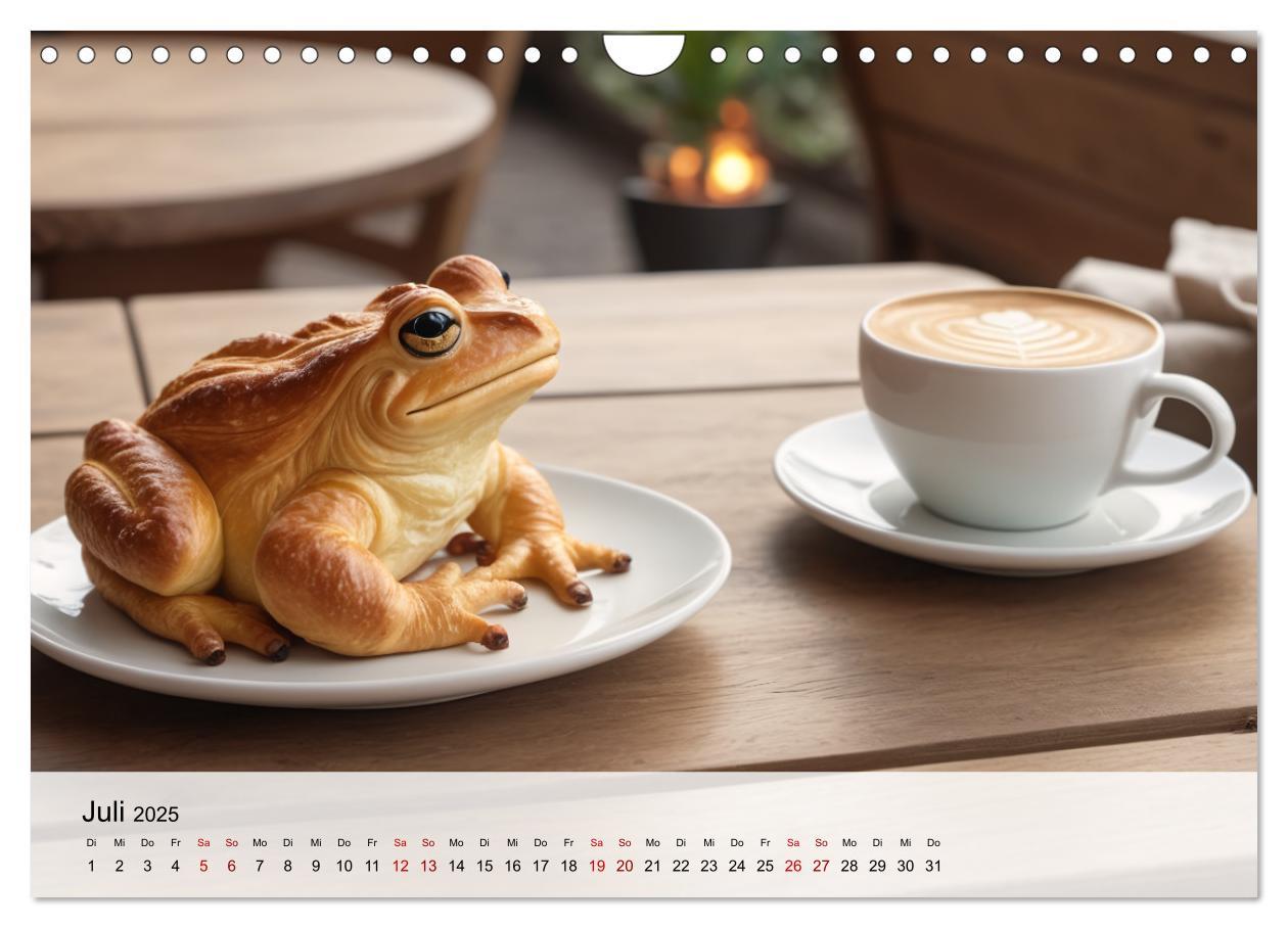 Bild: 9783383777110 | Tierische Croissants (Wandkalender 2025 DIN A4 quer), CALVENDO...