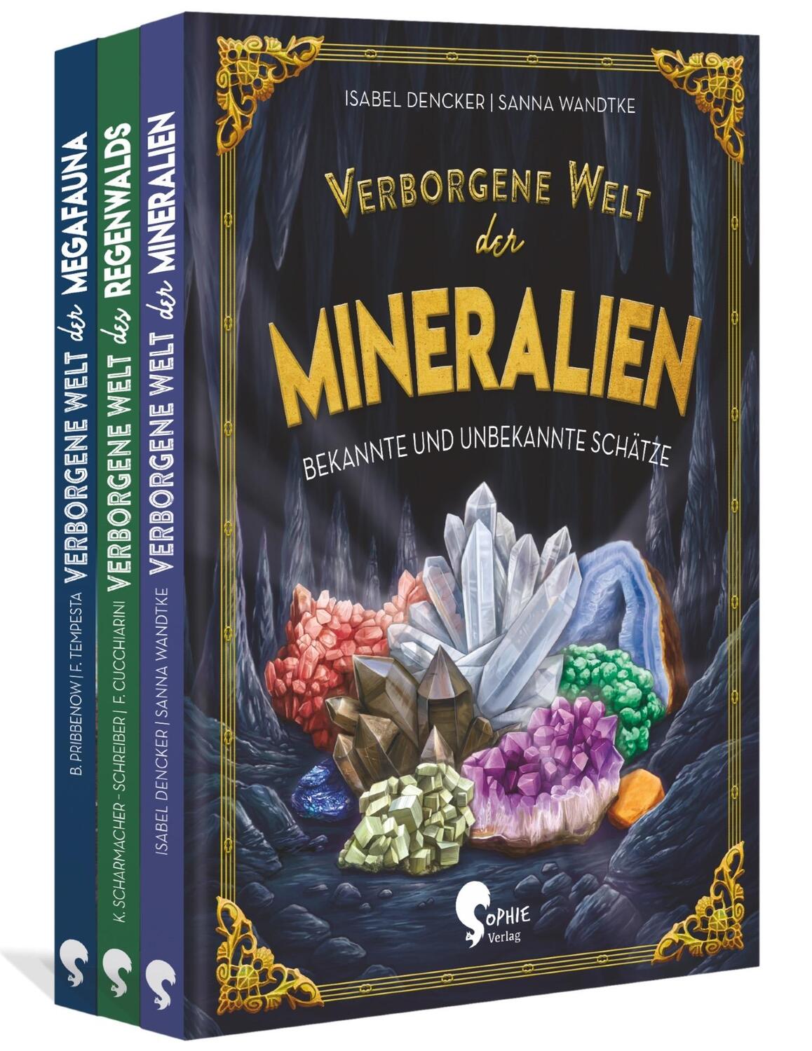 Cover: 9783968080383 | 3er Paket Verborgene Welten | Regenwald, Megafauna, Mineralien | Buch