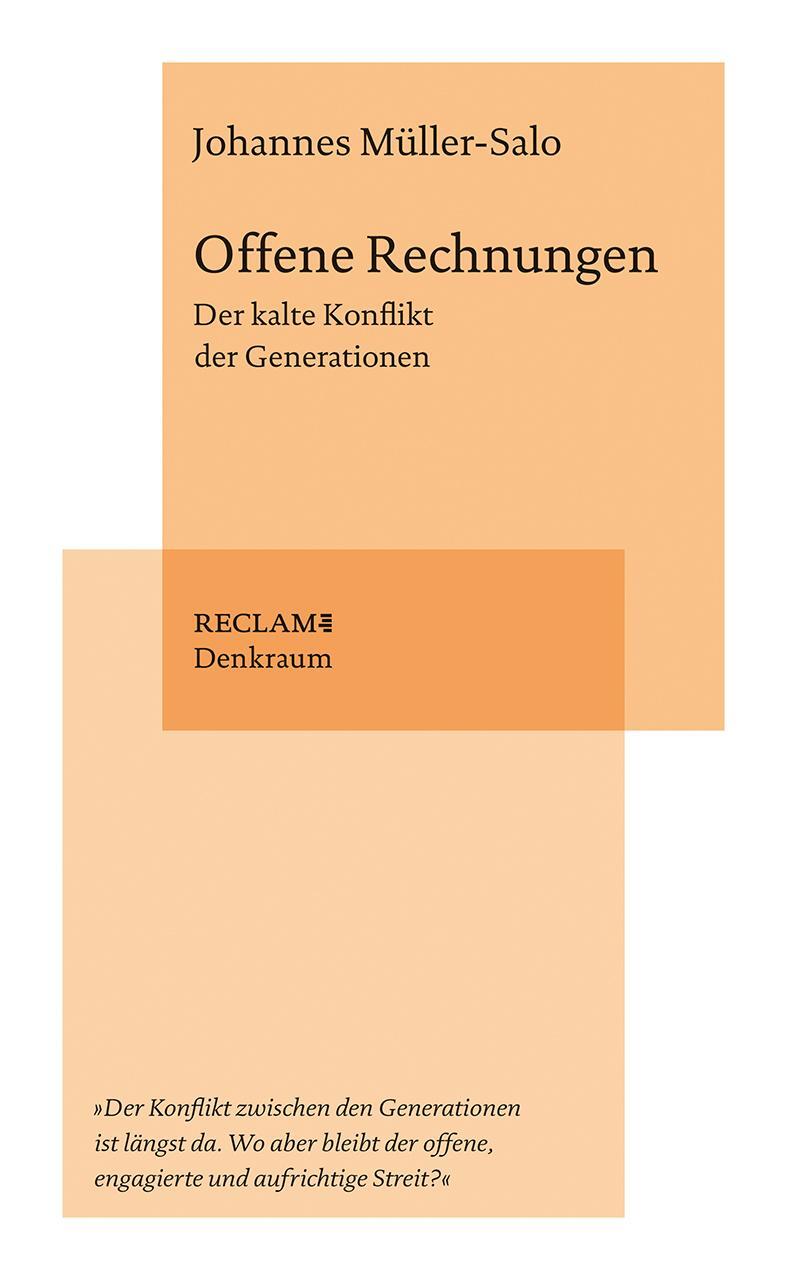 Cover: 9783150114001 | Offene Rechnungen | Der kalte Konflikt der Generationen | Müller-Salo