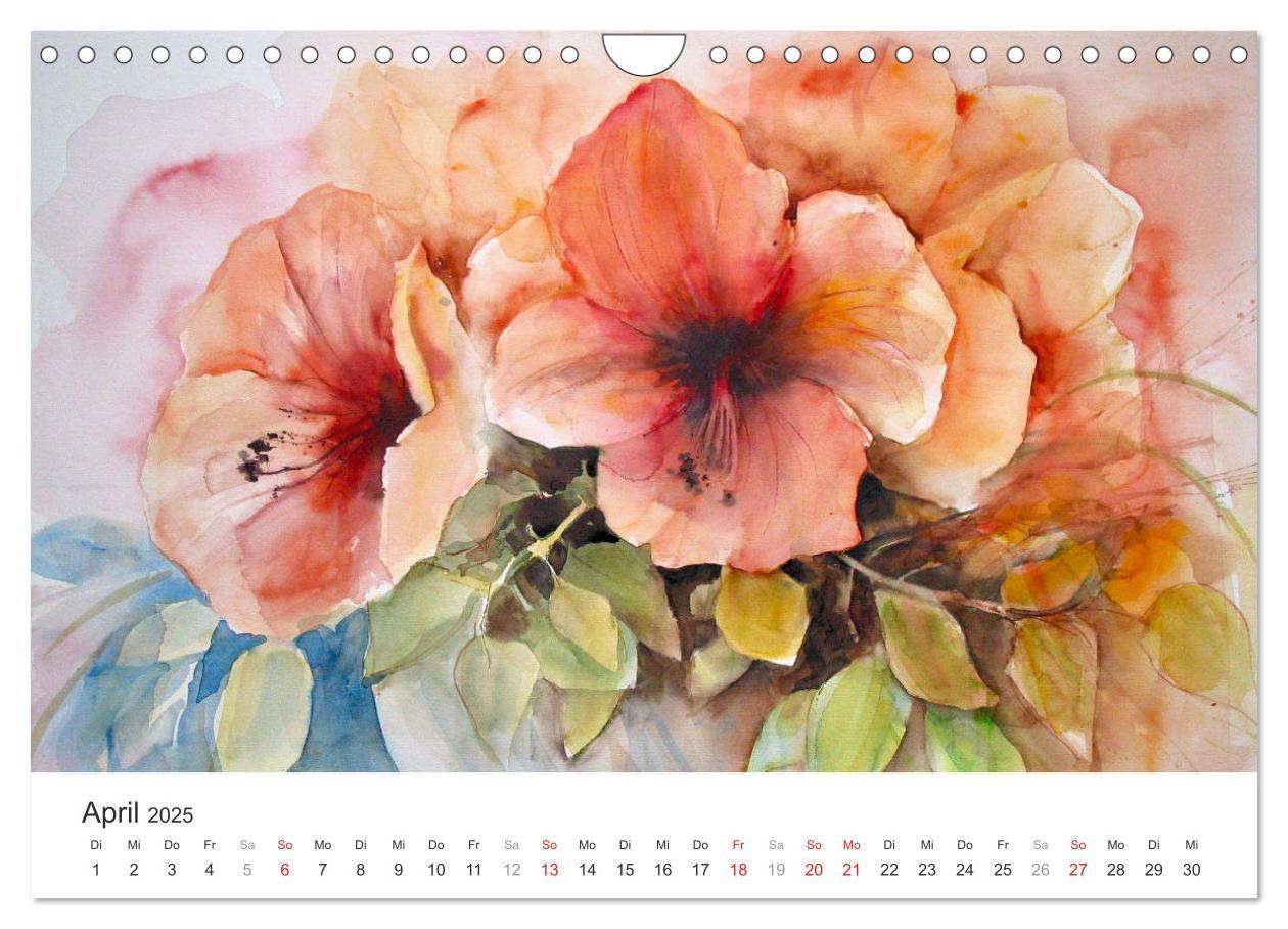 Bild: 9783435545643 | Blütenzauber - Aquarelle von ECKARD FUNCK (Wandkalender 2025 DIN A4...