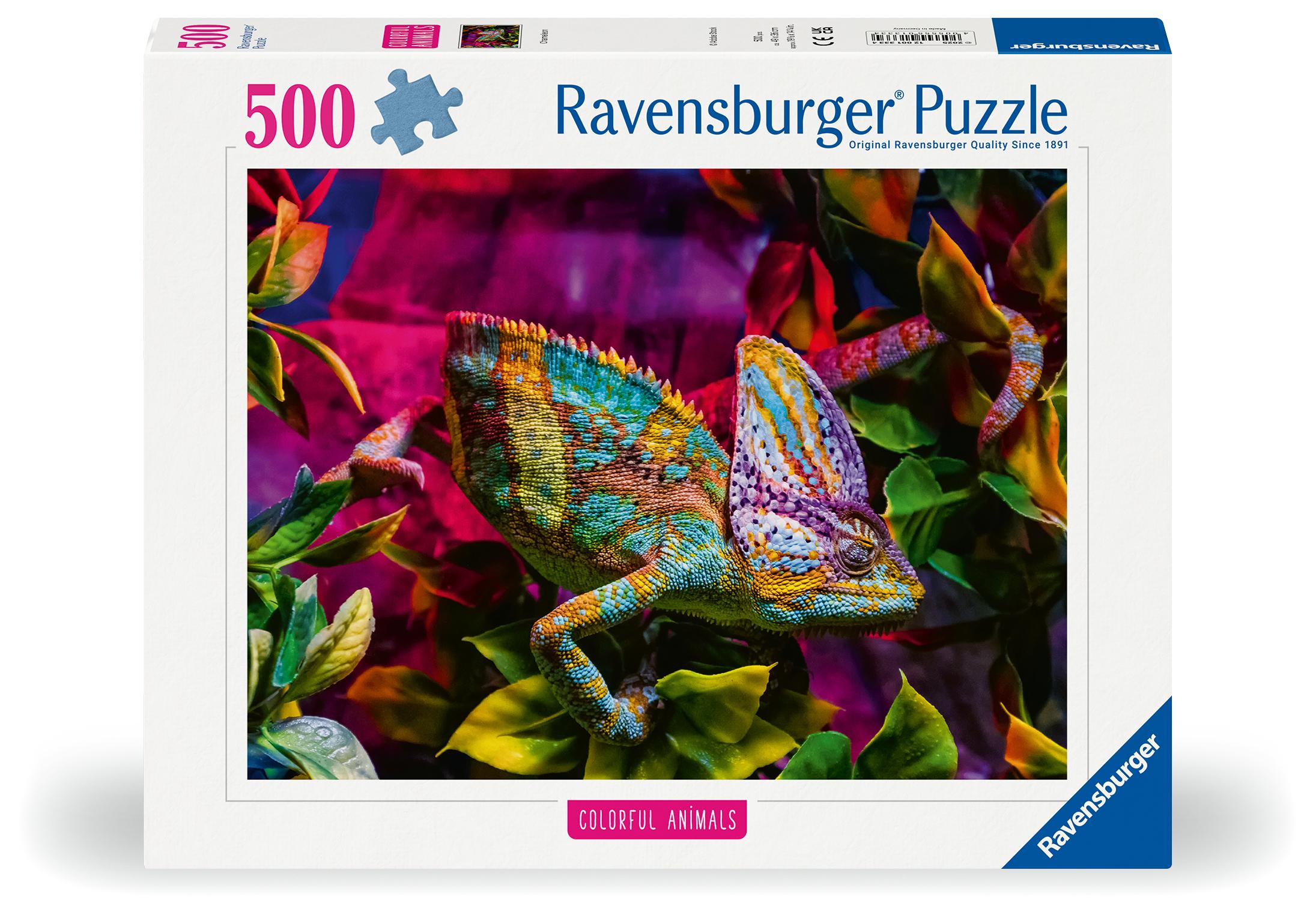 Cover: 4005555013334 | Adult puzzle 500 Teile - Chameleon | Colorful Animals | Spiel | 2025