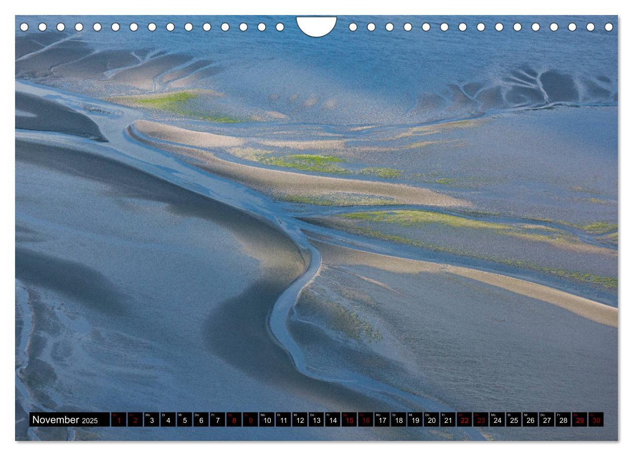 Bild: 9783435432202 | Das Wattenmeer von oben (Wandkalender 2025 DIN A4 quer), CALVENDO...