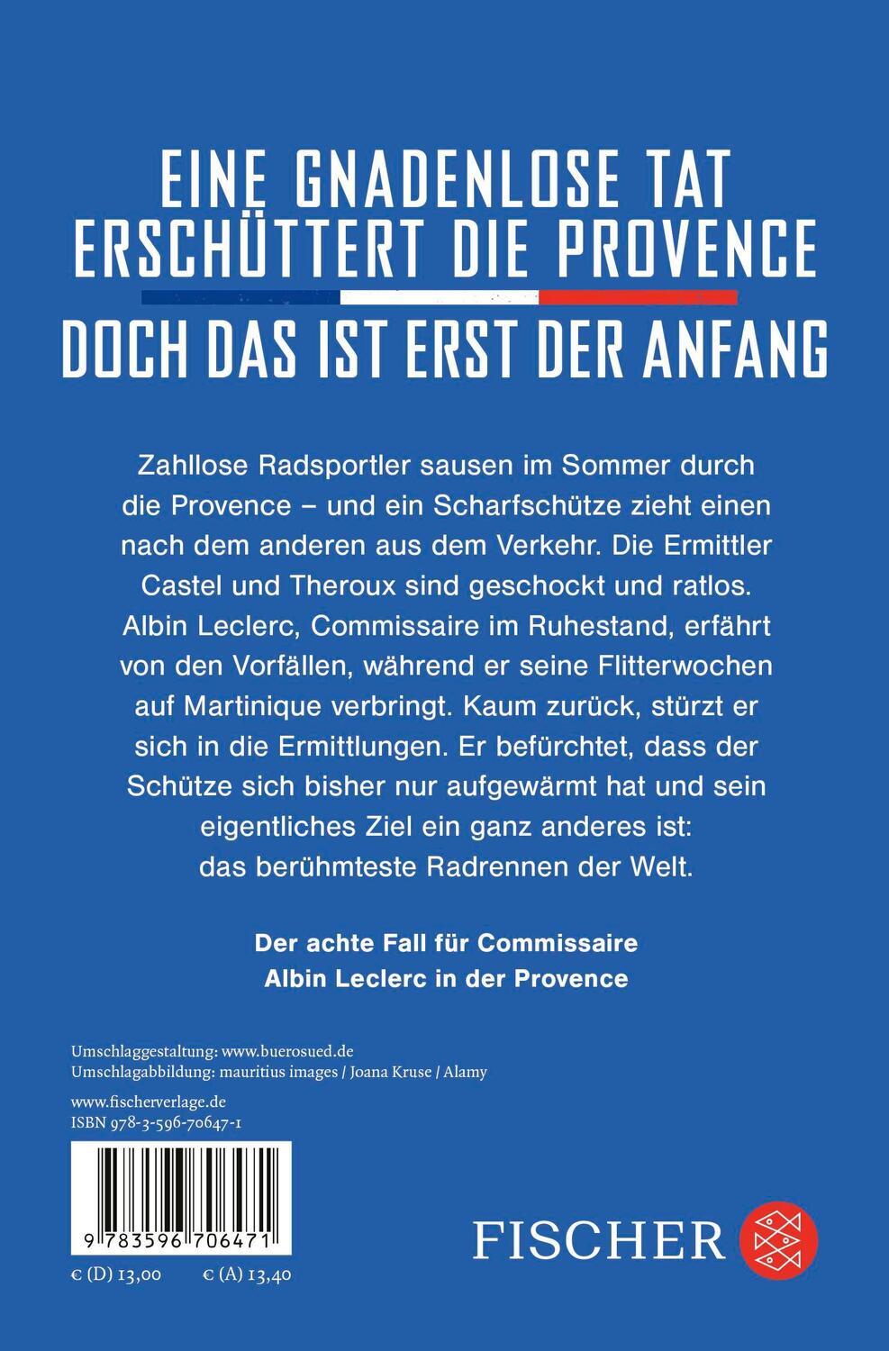 Rückseite: 9783596706471 | Gnadenlose Provence | Pierre Lagrange | Taschenbuch | 384 S. | Deutsch