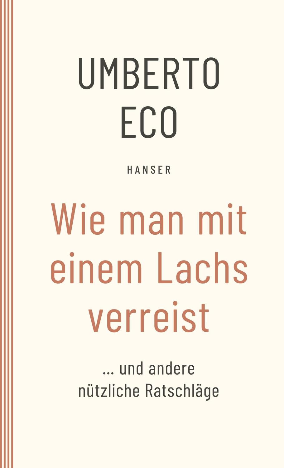 Cover: 9783446276635 | Wie man mit einem Lachs verreist und andere nützliche Ratschläge | Eco