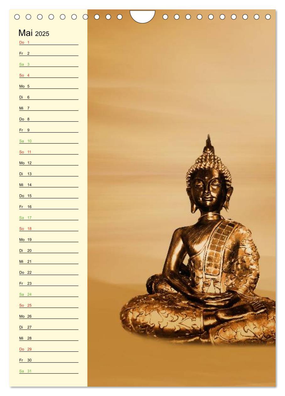 Bild: 9783457079119 | Buddha (Wandkalender 2025 DIN A4 hoch), CALVENDO Monatskalender | 2025