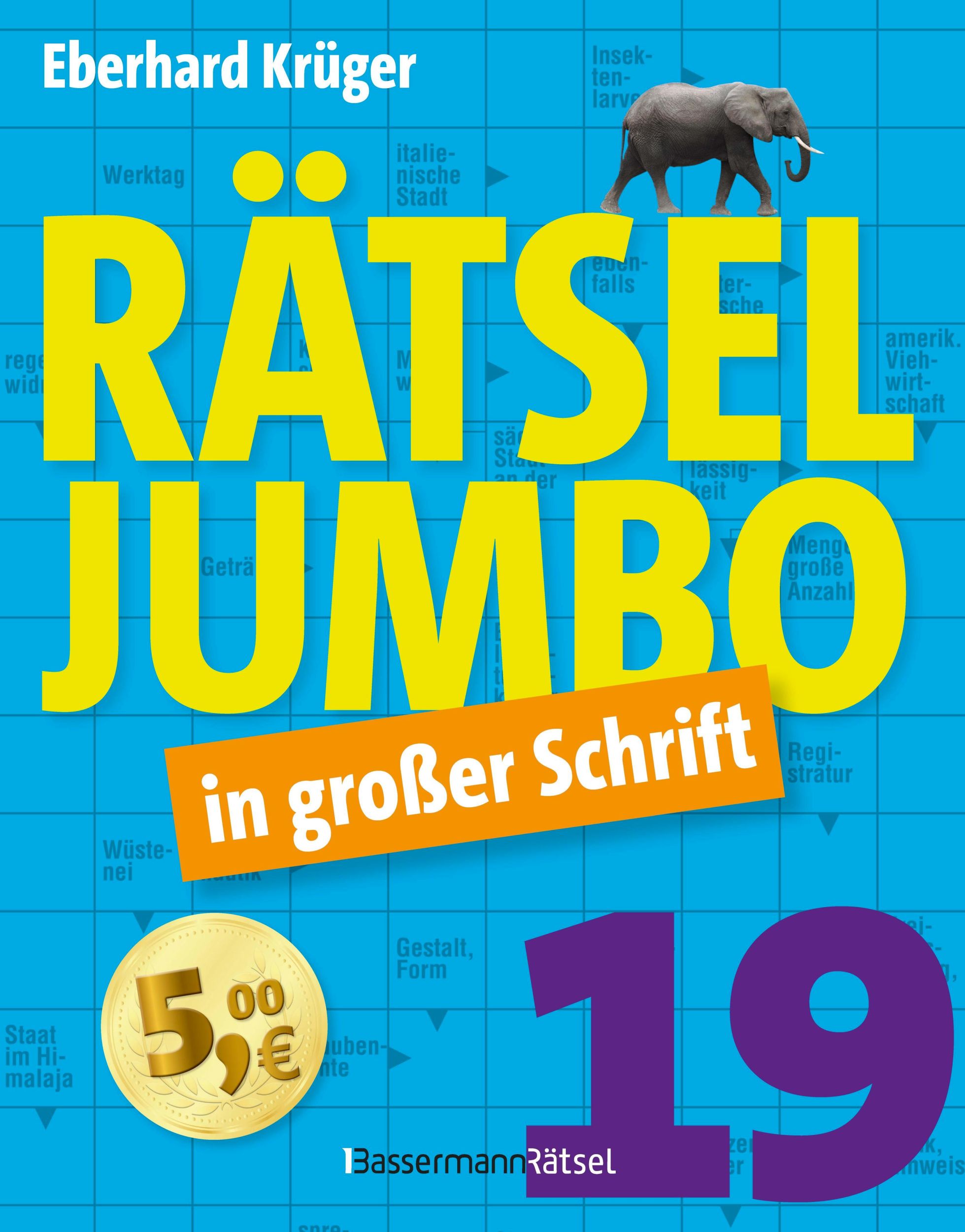 Cover: 9783809448600 | Rätseljumbo in großer Schrift 19 | Eberhard Krüger | Taschenbuch