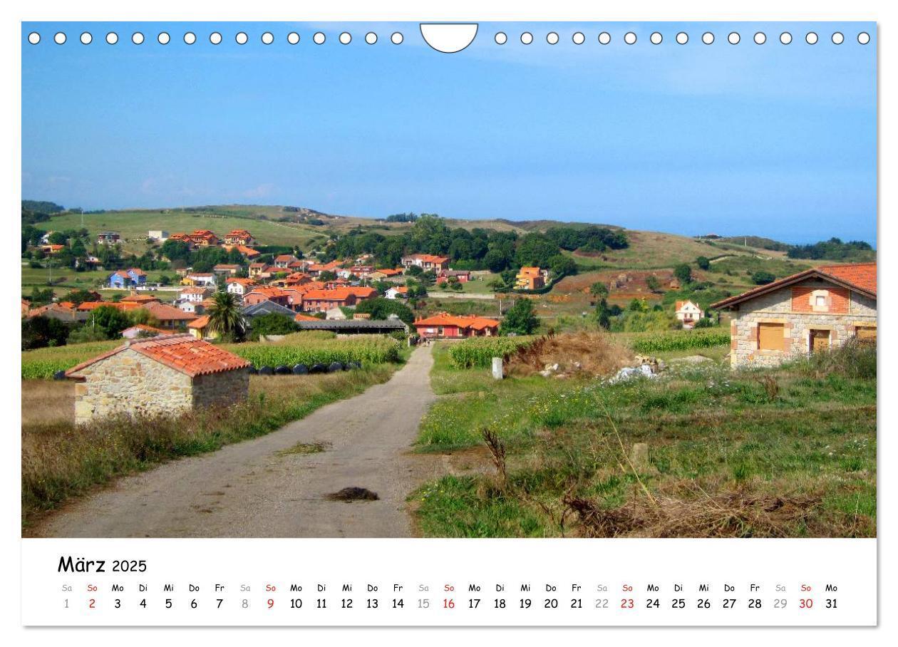 Bild: 9783435636518 | Camino del norte - Küstenweg (Wandkalender 2025 DIN A4 quer),...