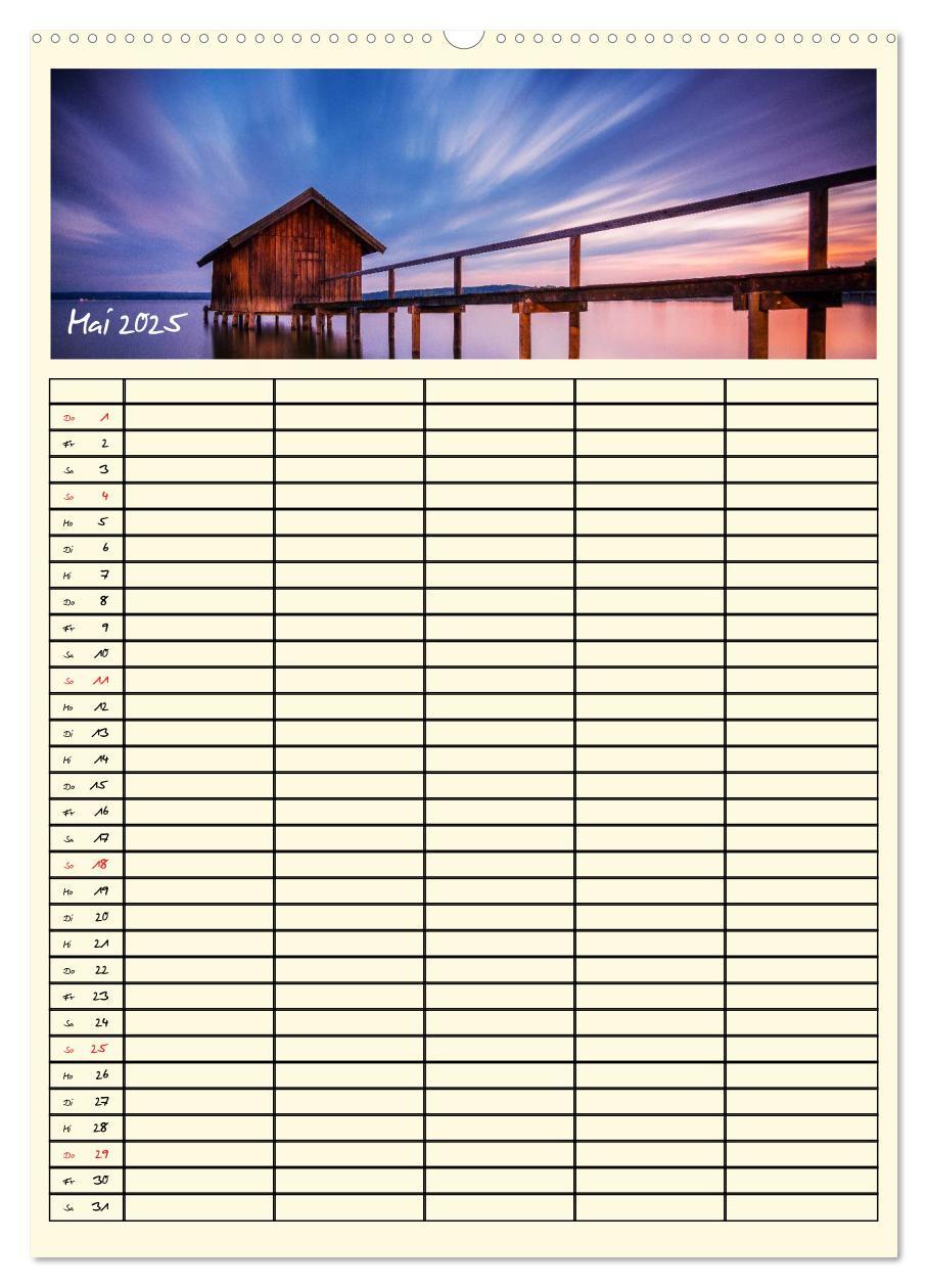 Bild: 9783457038345 | Urlaubsparadiese - Familienplaner (Wandkalender 2025 DIN A2 hoch),...