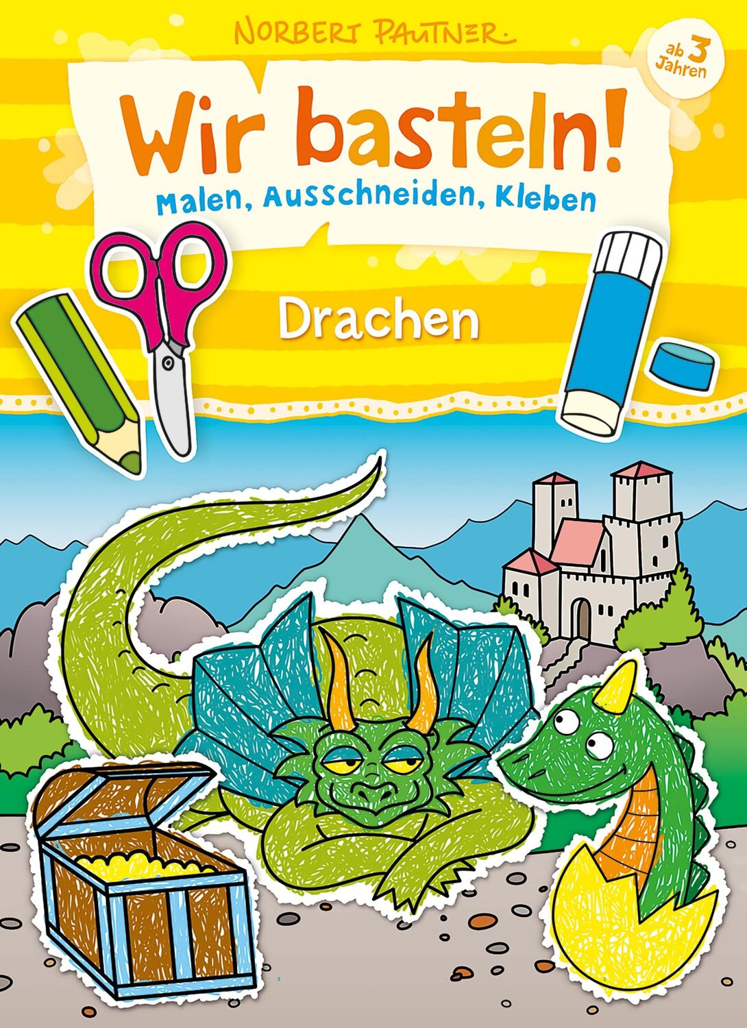 Cover: 9783743210431 | Wir basteln! - Malen, Ausschneiden, Kleben - Drachen | Loewe Kreativ