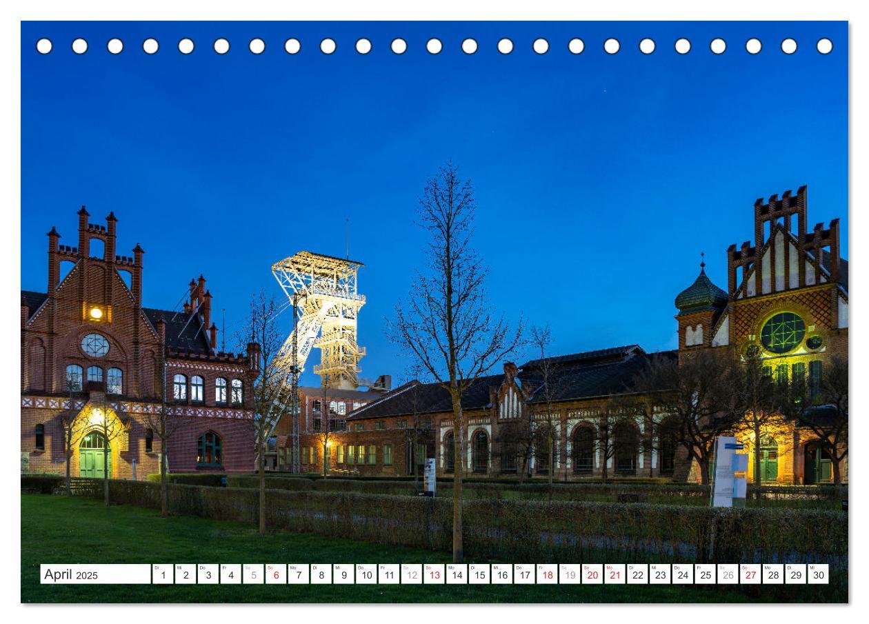 Bild: 9783383801990 | Die Zechen im Ruhrpott (Tischkalender 2025 DIN A5 quer), CALVENDO...