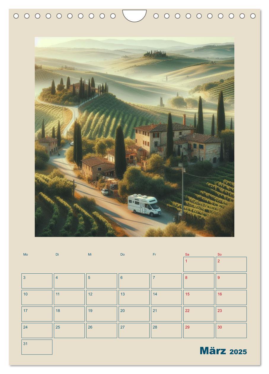 Bild: 9783383784866 | Traumreisen im Wohnmobil (Wandkalender 2025 DIN A4 hoch), CALVENDO...