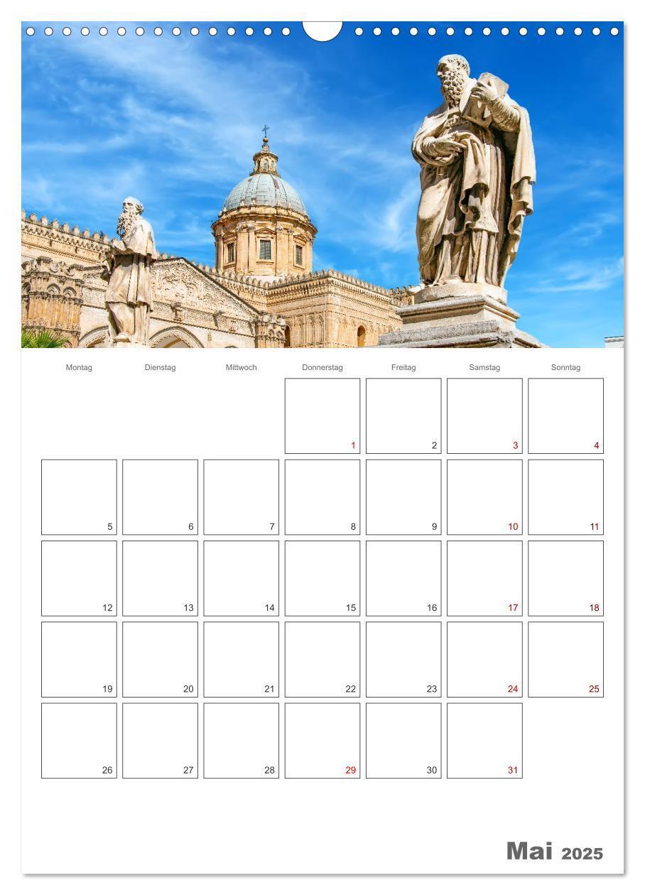 Bild: 9783435899456 | Palermo - Reiseziel auf Sizilien (Wandkalender 2025 DIN A3 hoch),...