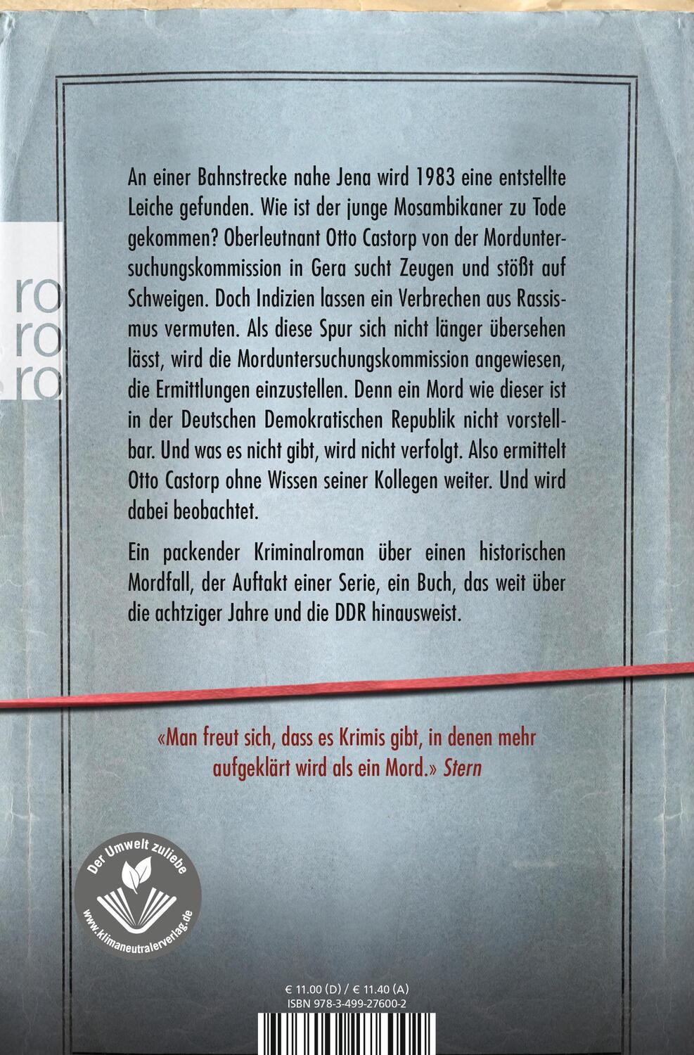 Rückseite: 9783499276002 | Morduntersuchungskommission: Der Fall Teo Macamo | Max Annas | Buch