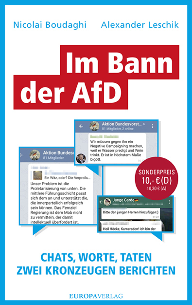 Cover: 9783958904347 | Im Bann der AfD | Chats, Worte, Taten - Zwei Kronzeugen berichten