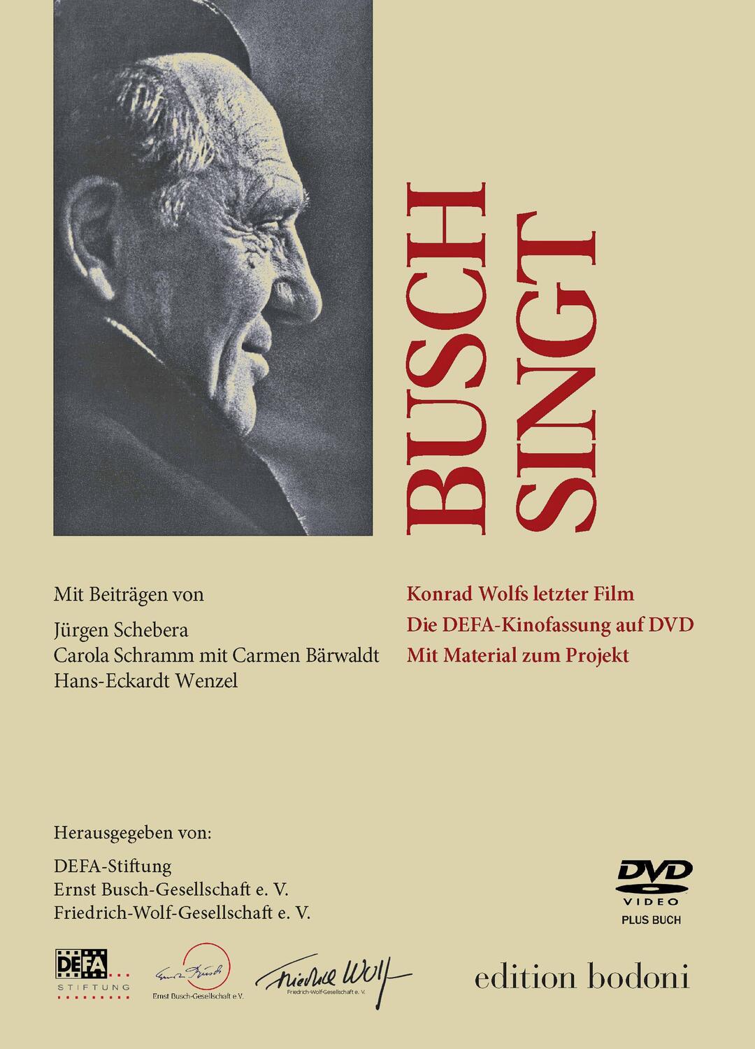 Cover: 9783947913442 | Busch singt | Jürgen Schebera (u. a.) | Taschenbuch | Deutsch | 2024