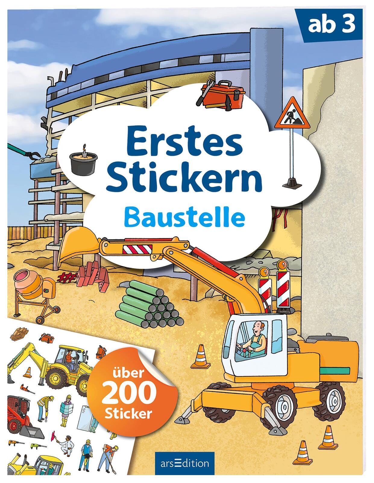 Cover: 9783845825304 | Erstes Stickern Baustelle | über 200 Sticker | Sebastian Coenen | Buch