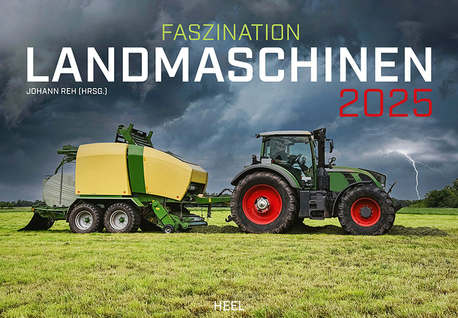 Cover: 9783966648233 | Faszination Landmaschinen Kalender 2025 | Johannes Reh | Kalender