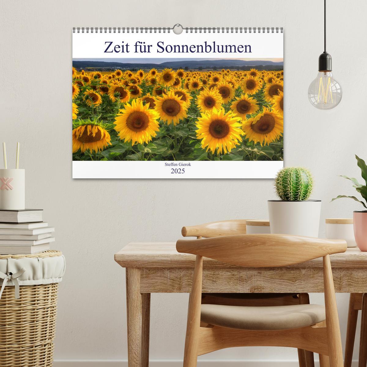 Bild: 9783435696765 | Zeit für Sonnenblumen (Wandkalender 2025 DIN A3 quer), CALVENDO...