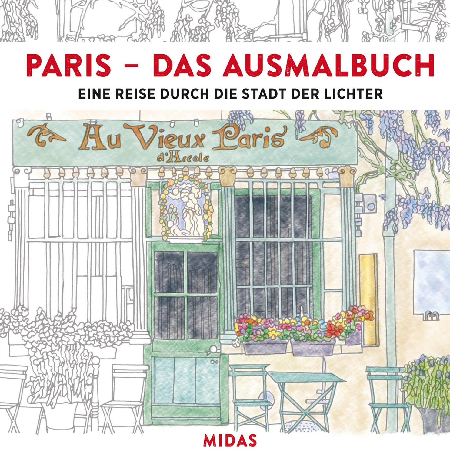 Cover: 9783038763130 | PARIS - Das Ausmalbuch | Eine Reise durch die Stadt der Lichter | Buch