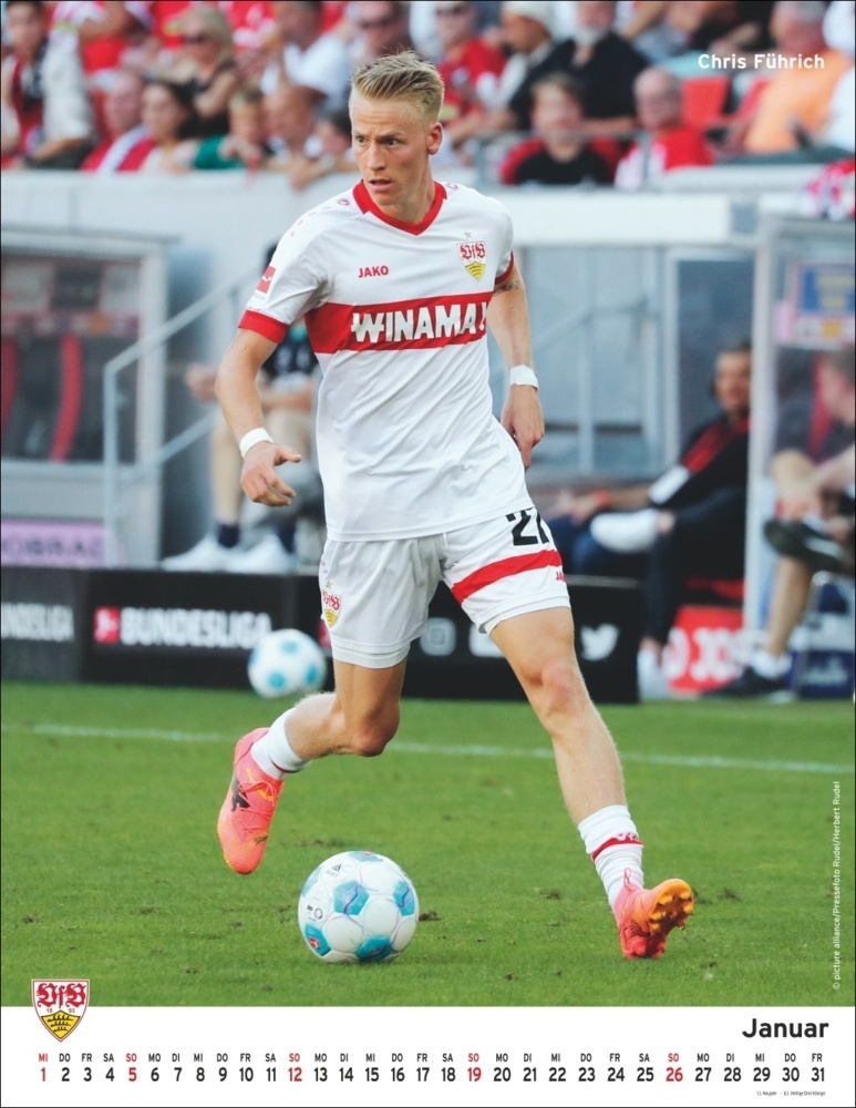 Bild: 9783756405404 | VfB Stuttgart Posterkalender 2025 | Kalender | Spiralbindung | 15 S.