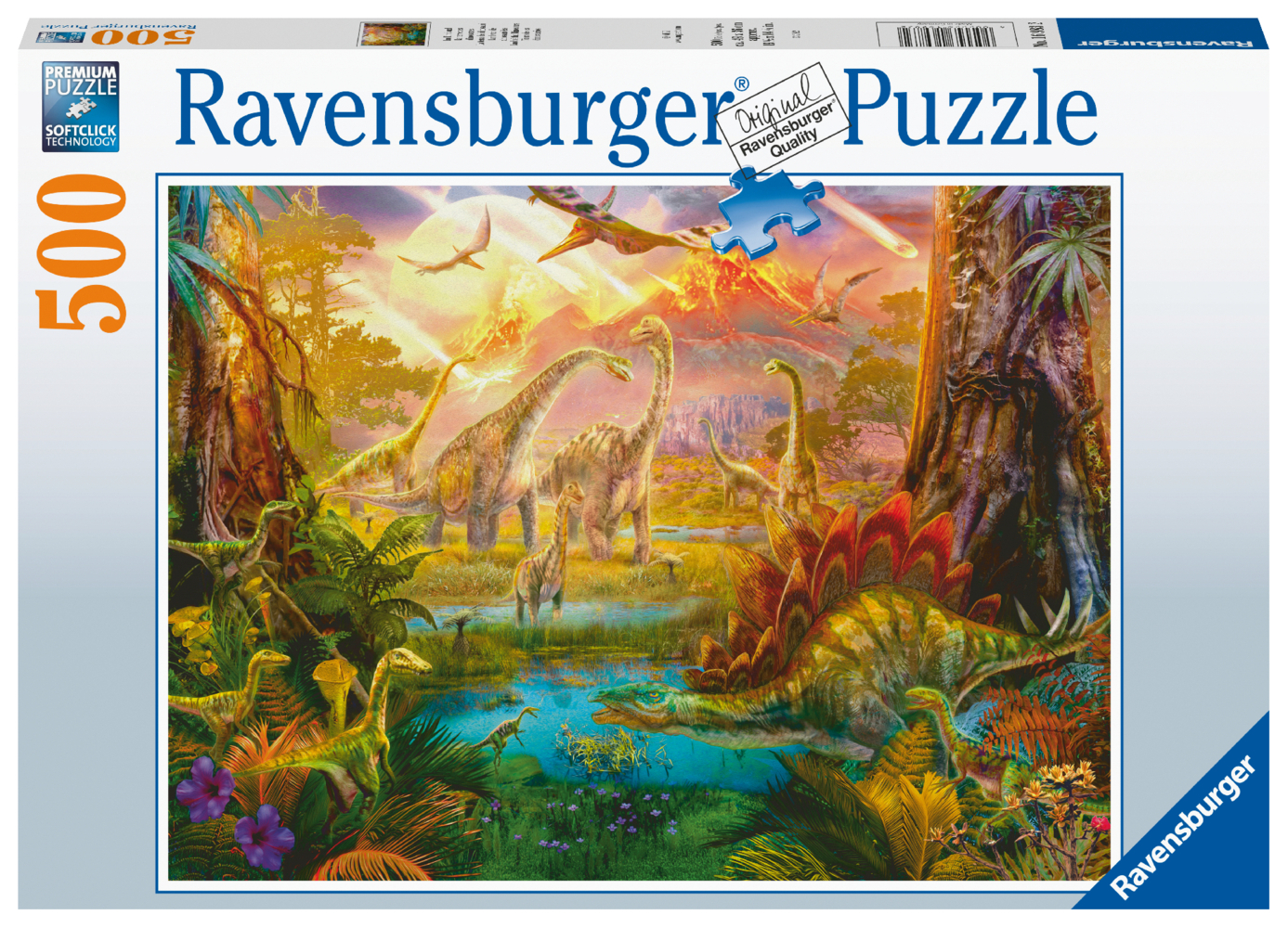 Cover: 4005556169832 | Ravensburger Puzzle - Im Dinoland - 500 Teile | Spiel | 16983 | 2022