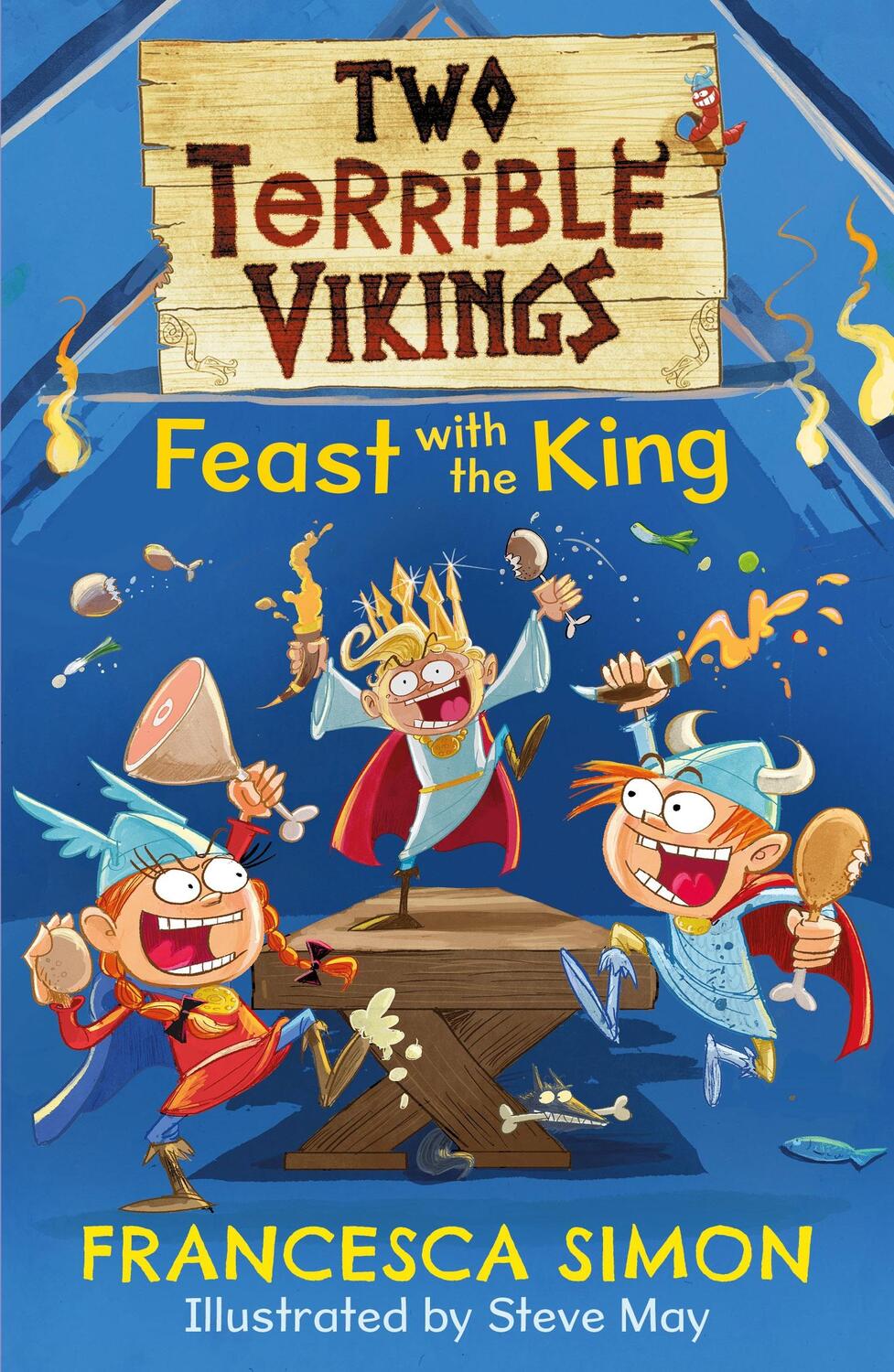 Cover: 9780571349531 | Two Terrible Vikings Feast with the King | Francesca Simon | Buch