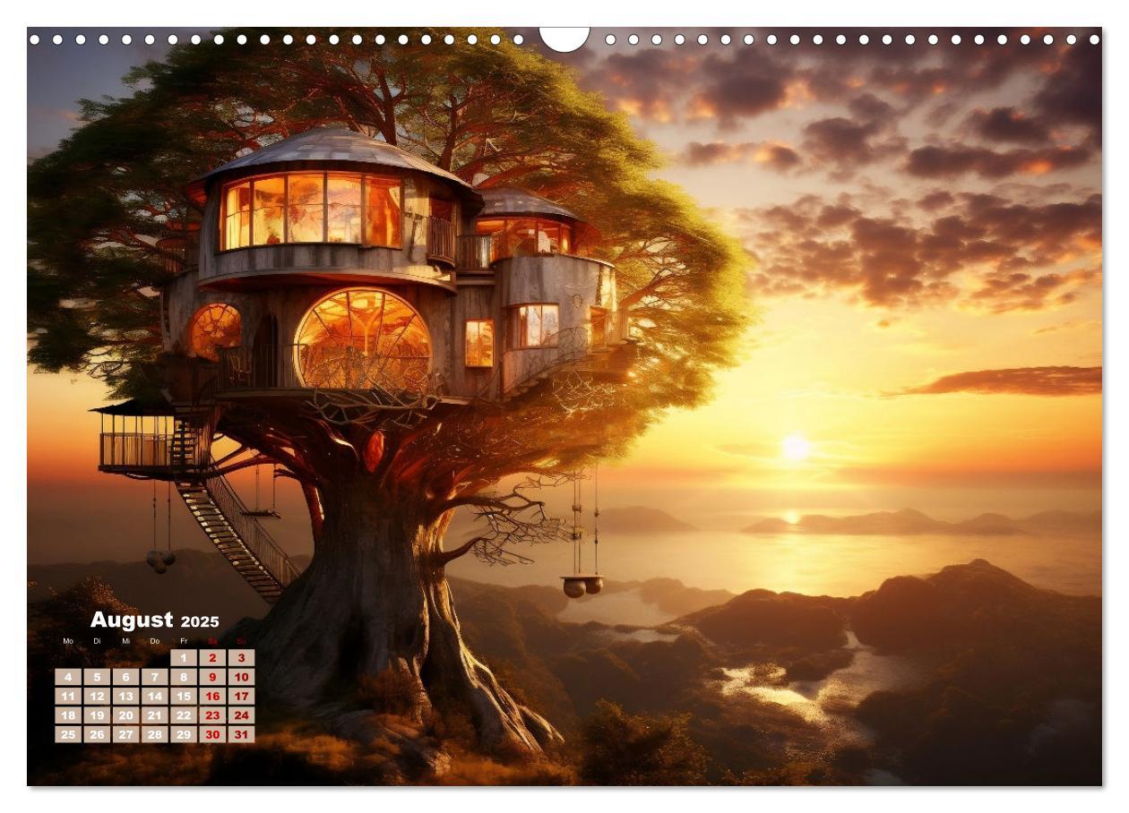 Bild: 9783383832505 | Baumhäuser - Traumhafte Luftschlösser (Wandkalender 2025 DIN A3...