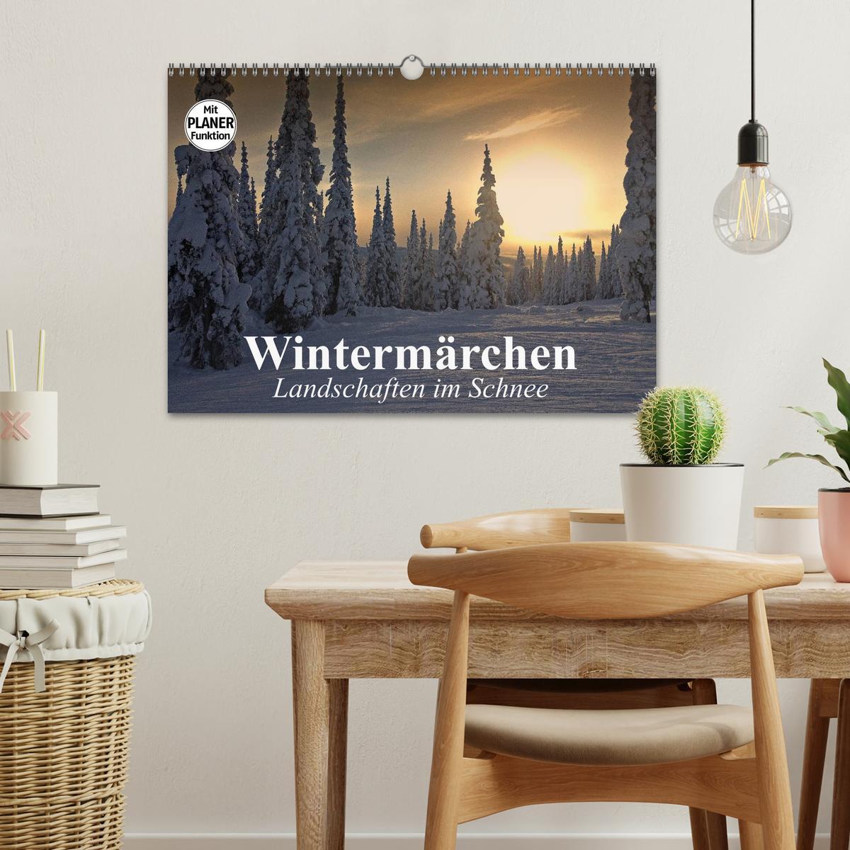 Bild: 9783435525201 | Wintermärchen. Landschaften im Schnee (Wandkalender 2025 DIN A3...