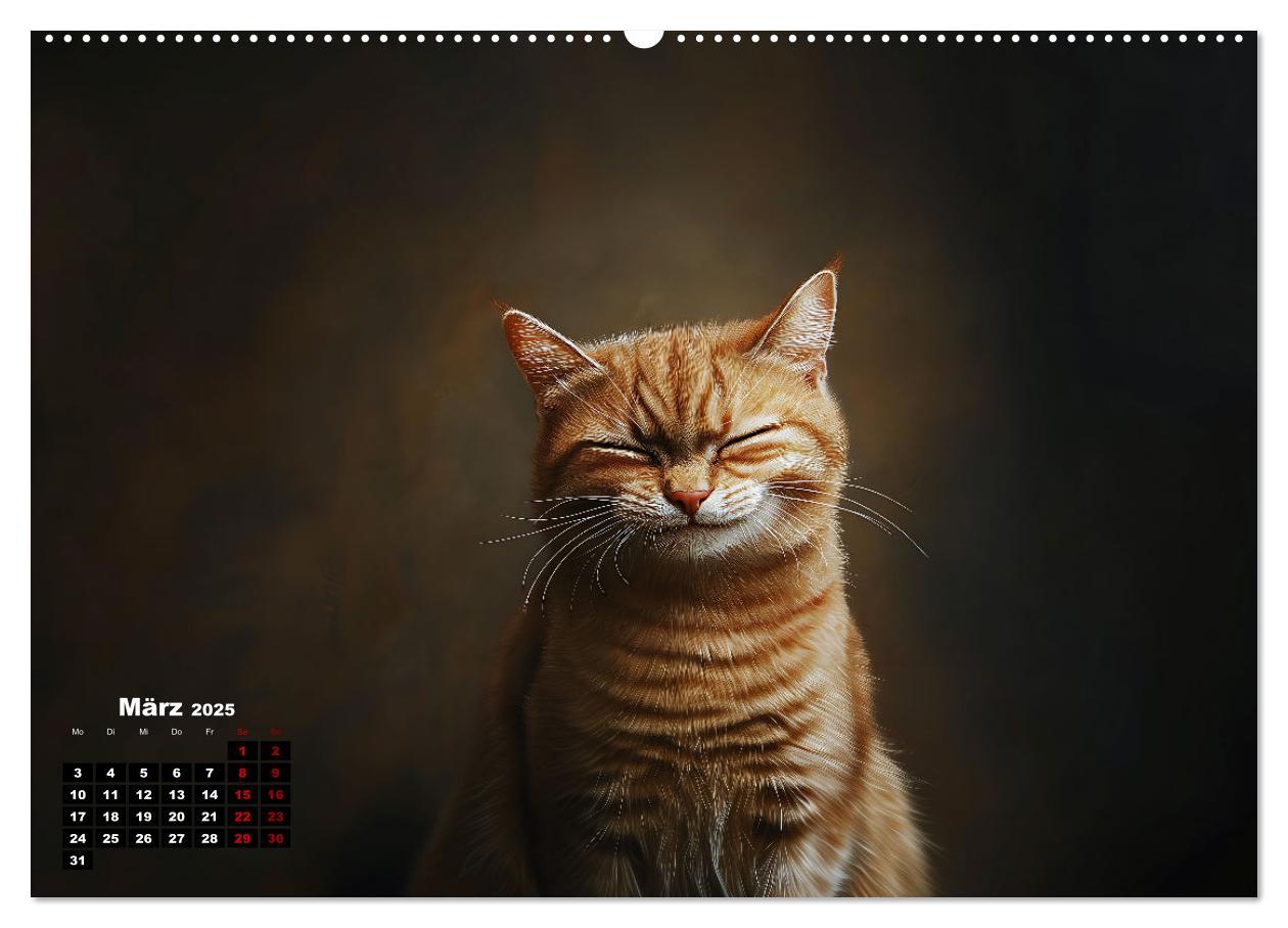 Bild: 9783457202128 | Auch Katzen lachen gern (hochwertiger Premium Wandkalender 2025 DIN...